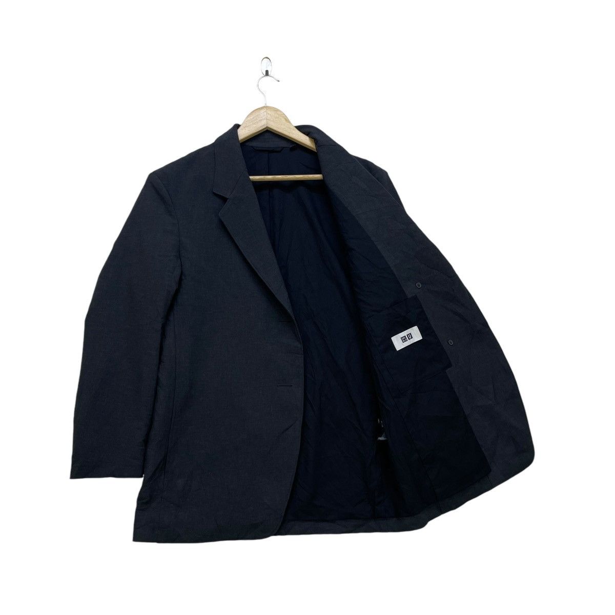 Designer × Lemaire × Uniqlo Japanese Brand Uniqlo X Lemaire Asymmetrical Casual Jacket Size XS / US 0-2 / IT 36-38 - 1 Thumbnail