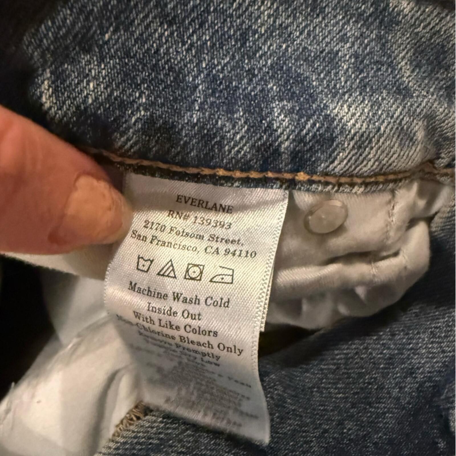 Everlane NWT Everlane Way High Sailor Jeans High Rise Wide Leg 30 Size 30" / US 8 / IT 44 - 7 Thumbnail