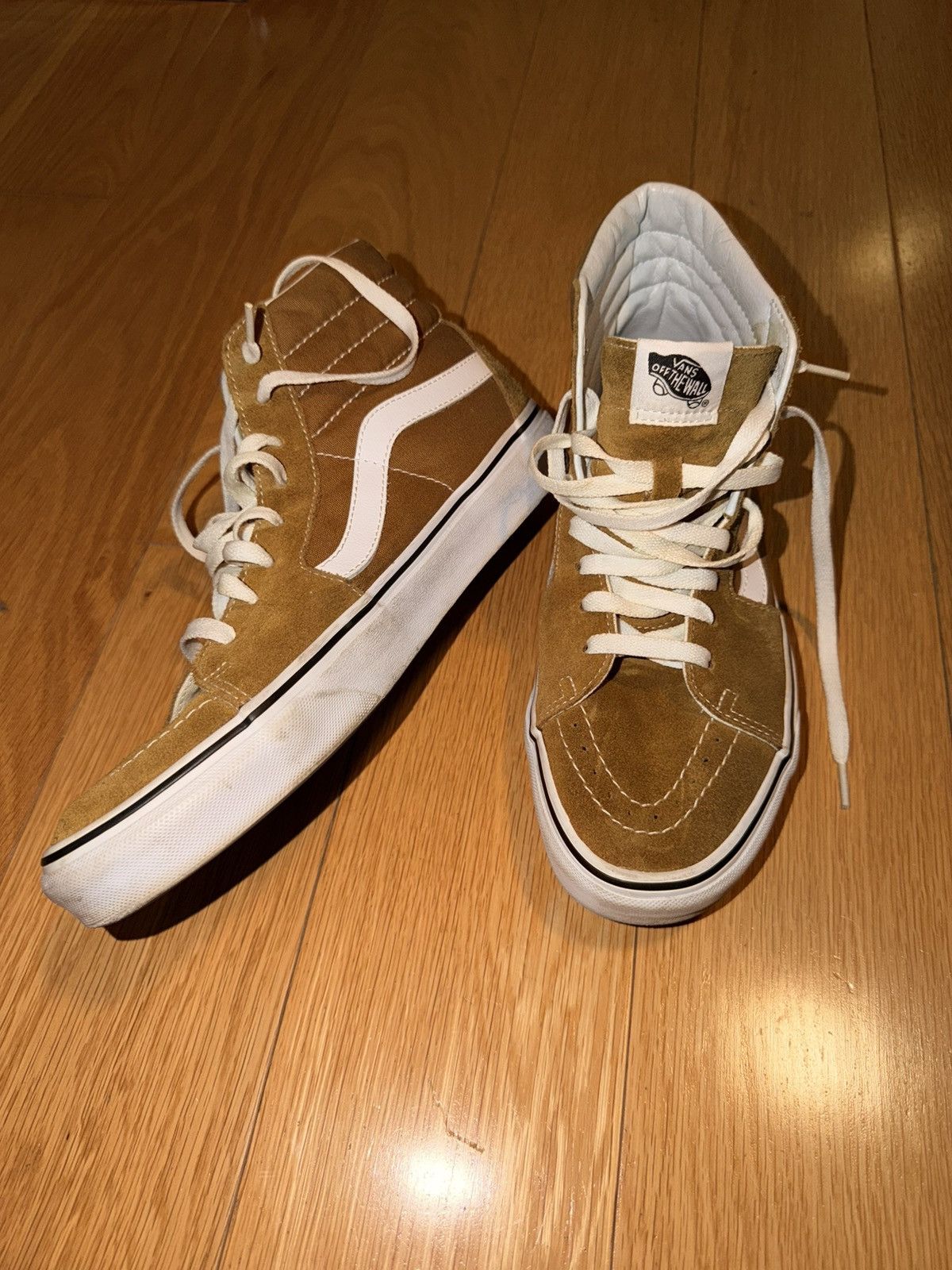 Vans Mustard high top leather VANS Size US 9.5 / EU 42-43 - 1 Thumbnail