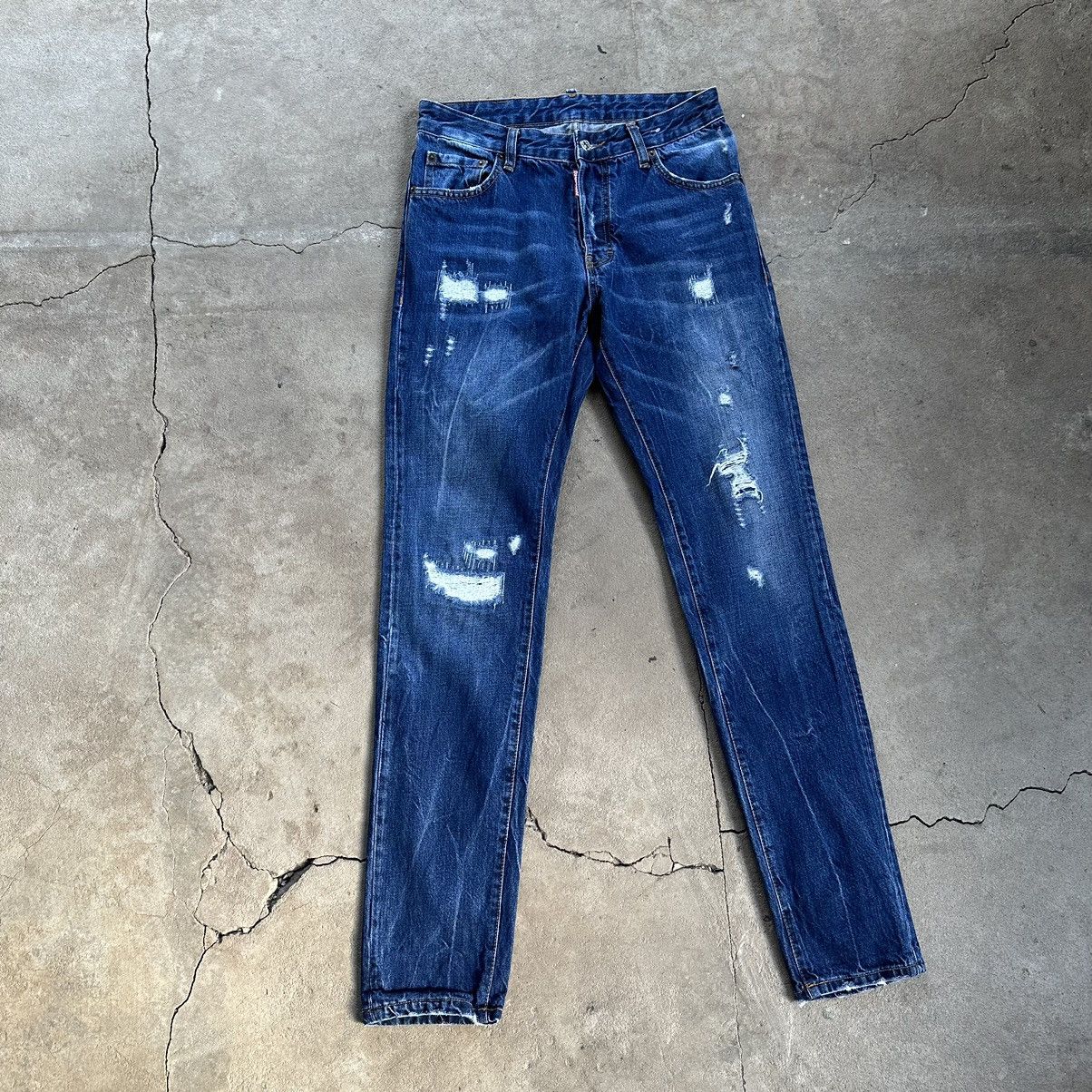 Dsquared2 Vintage Dsquared2 2016 Luxury Denim Jeans Made In Italy Size US 29 - 2 Thumbnail