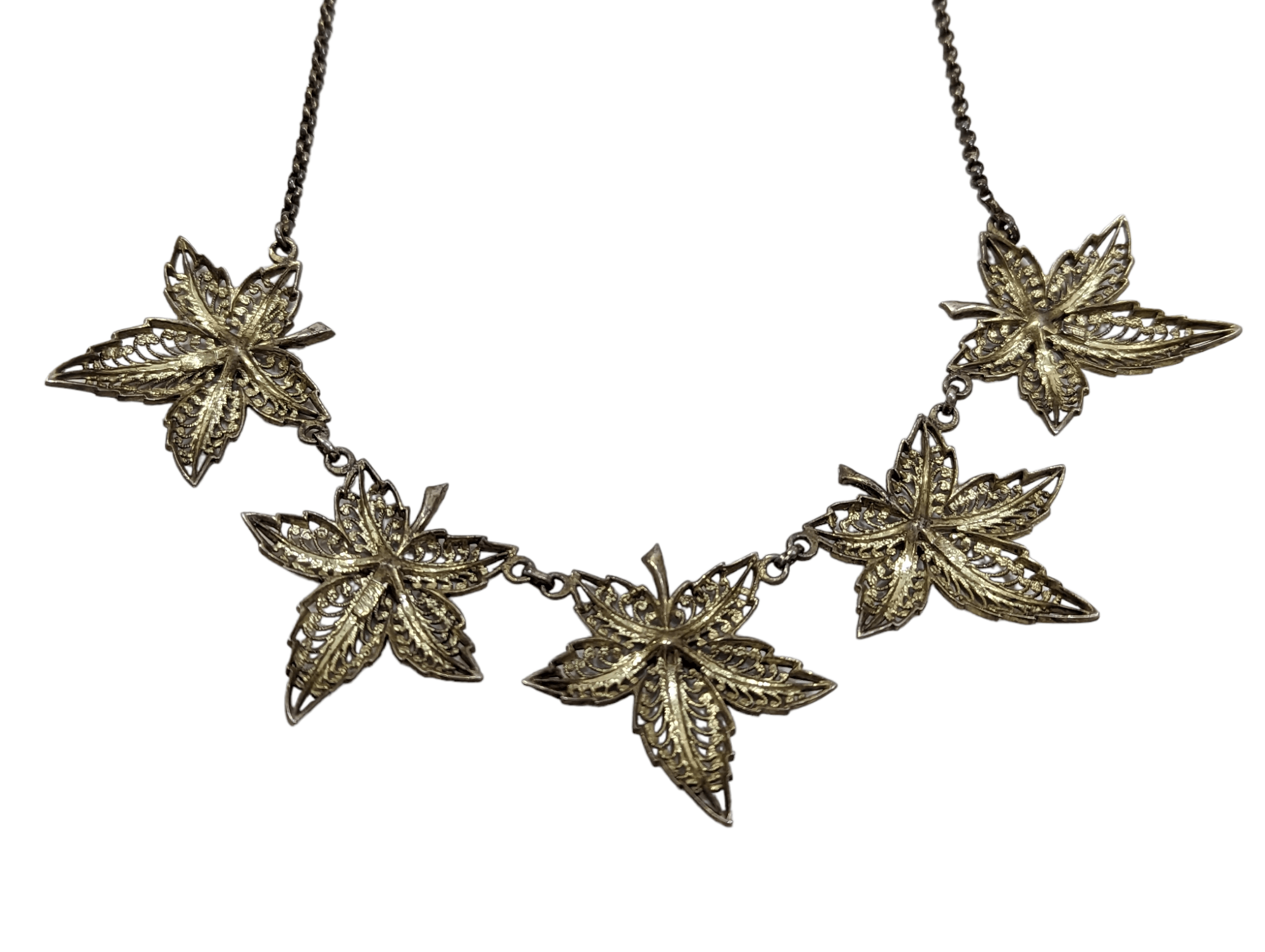 Jewelry Marijuana Weed Leaf Necklace Jewelry Hippie Peace Bob Marley Size ONE SIZE - 5 Thumbnail