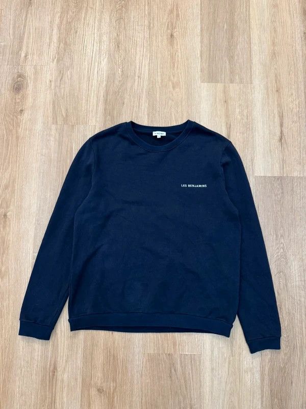 Les Benjamins Les Benjamins Navy Logo Crewneck Sweatshirt size XL Size US XL / EU 56 / 4 - 1 Thumbnail