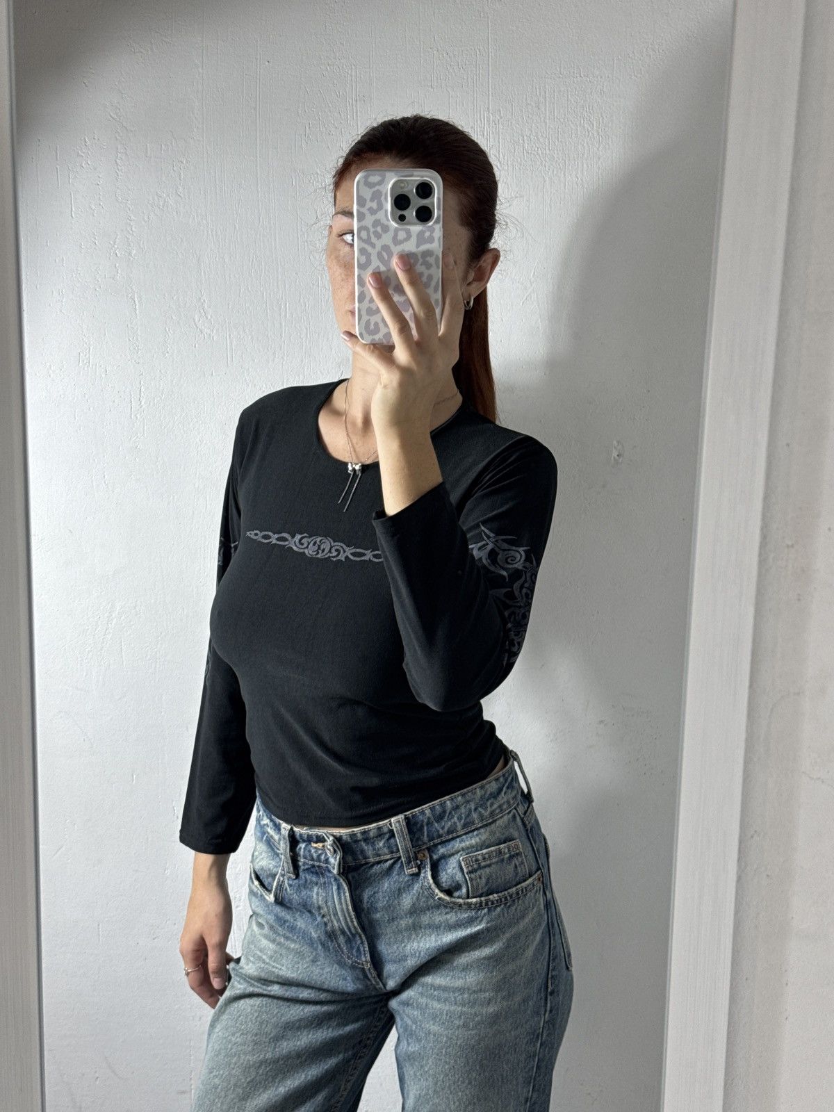 Other VINTAGE TRIBLE 2000s BLACK LONG SLEEVE Size S / US 4 / IT 40 - 8 Thumbnail