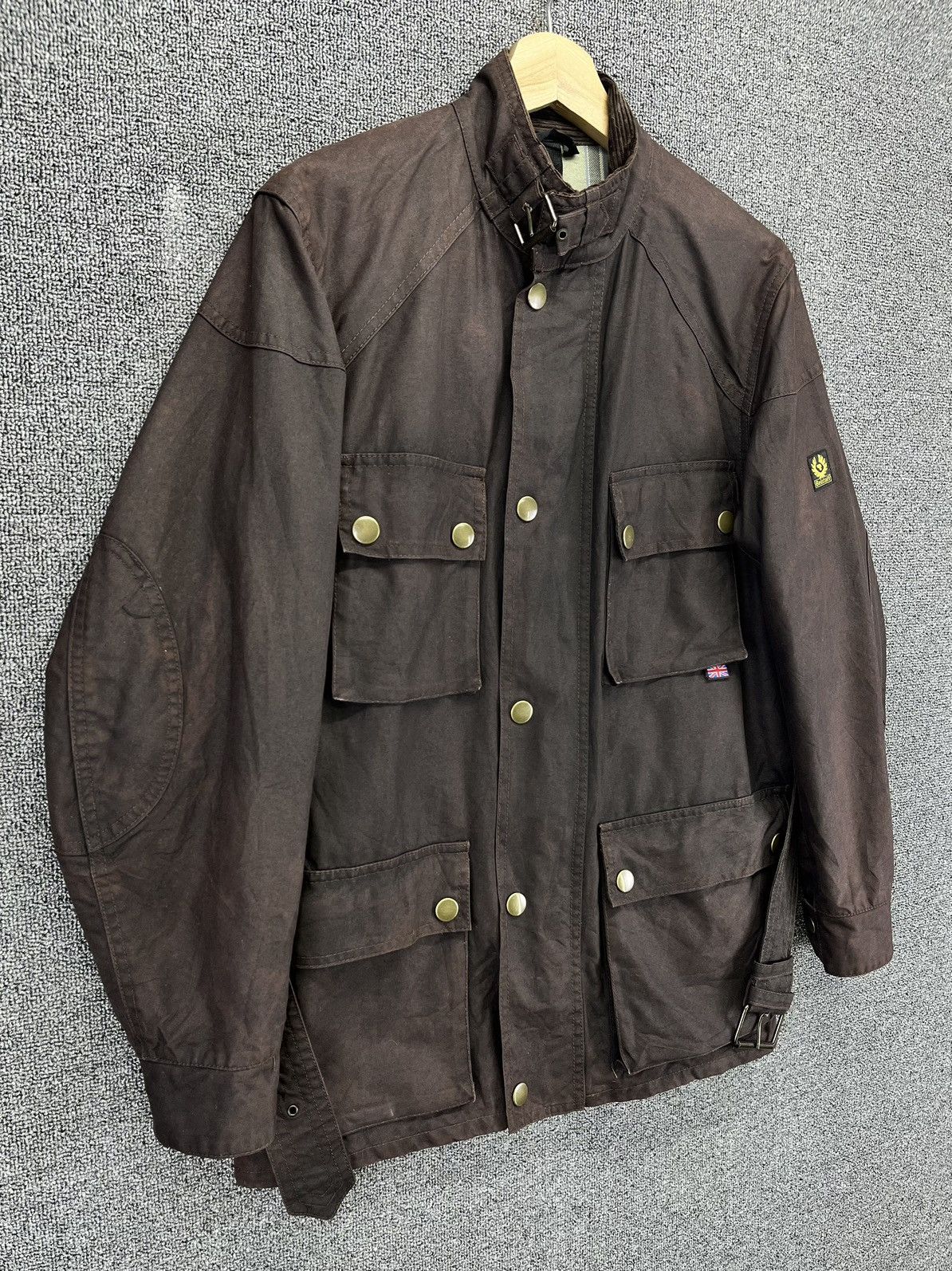 Belstaff Vintage Belstaff Punk Style Trashed Jacket Size US M / EU 48-50 / 2 - 2 Thumbnail