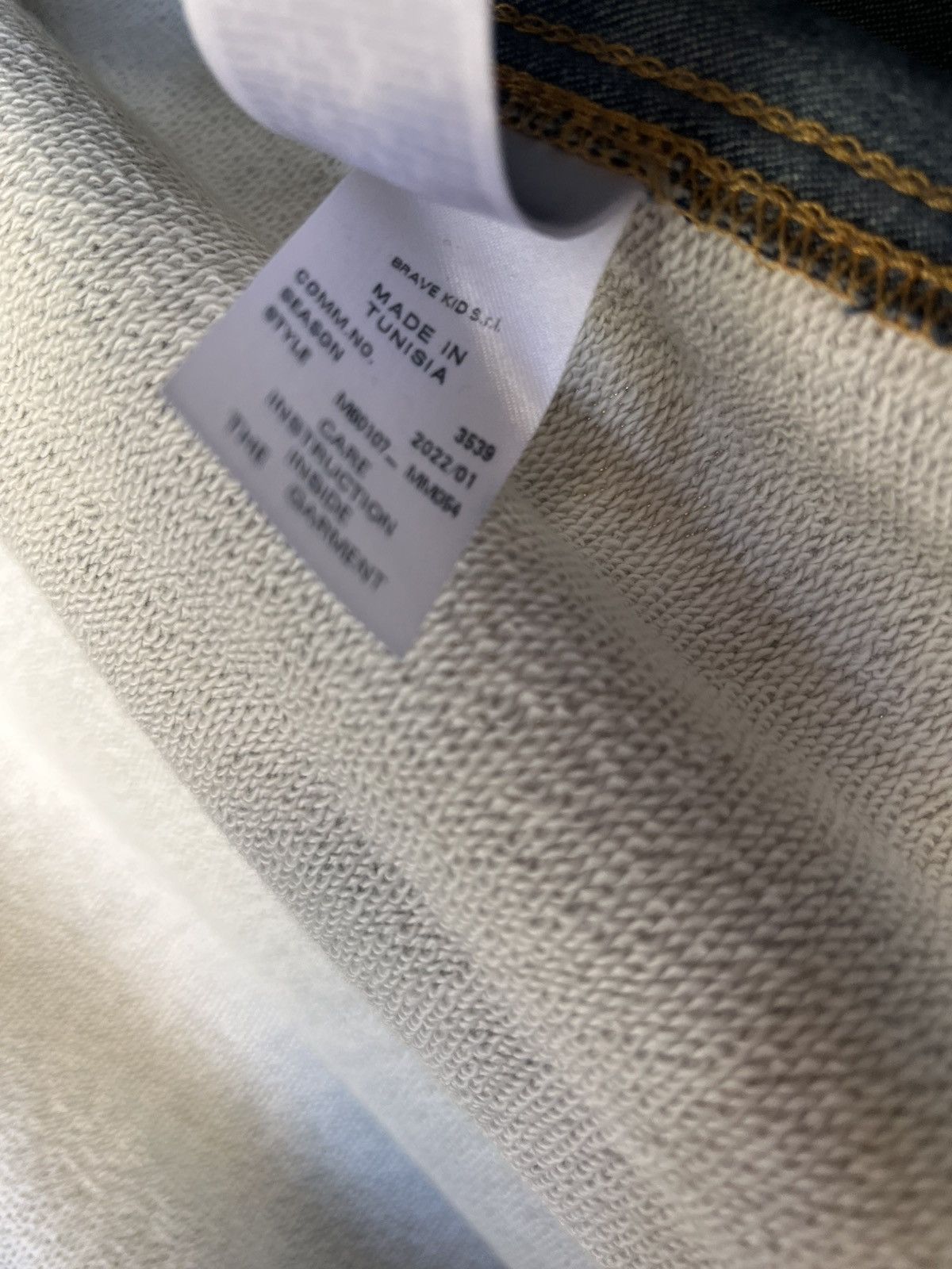 MM6 Maison Margiela MM6 Denim Cotton Sweater Hybrid Shirt Size US L / EU 52-54 / 3 - 6 Thumbnail