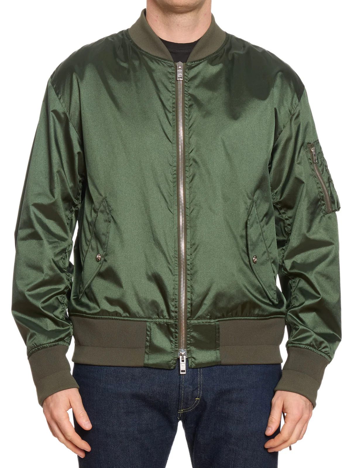 Mastermind Japan MASTERMIND WORLD Green Patch Skull MA-1 Bomber Jacket Size US M / EU 48-50 / 2 - 1 Thumbnail