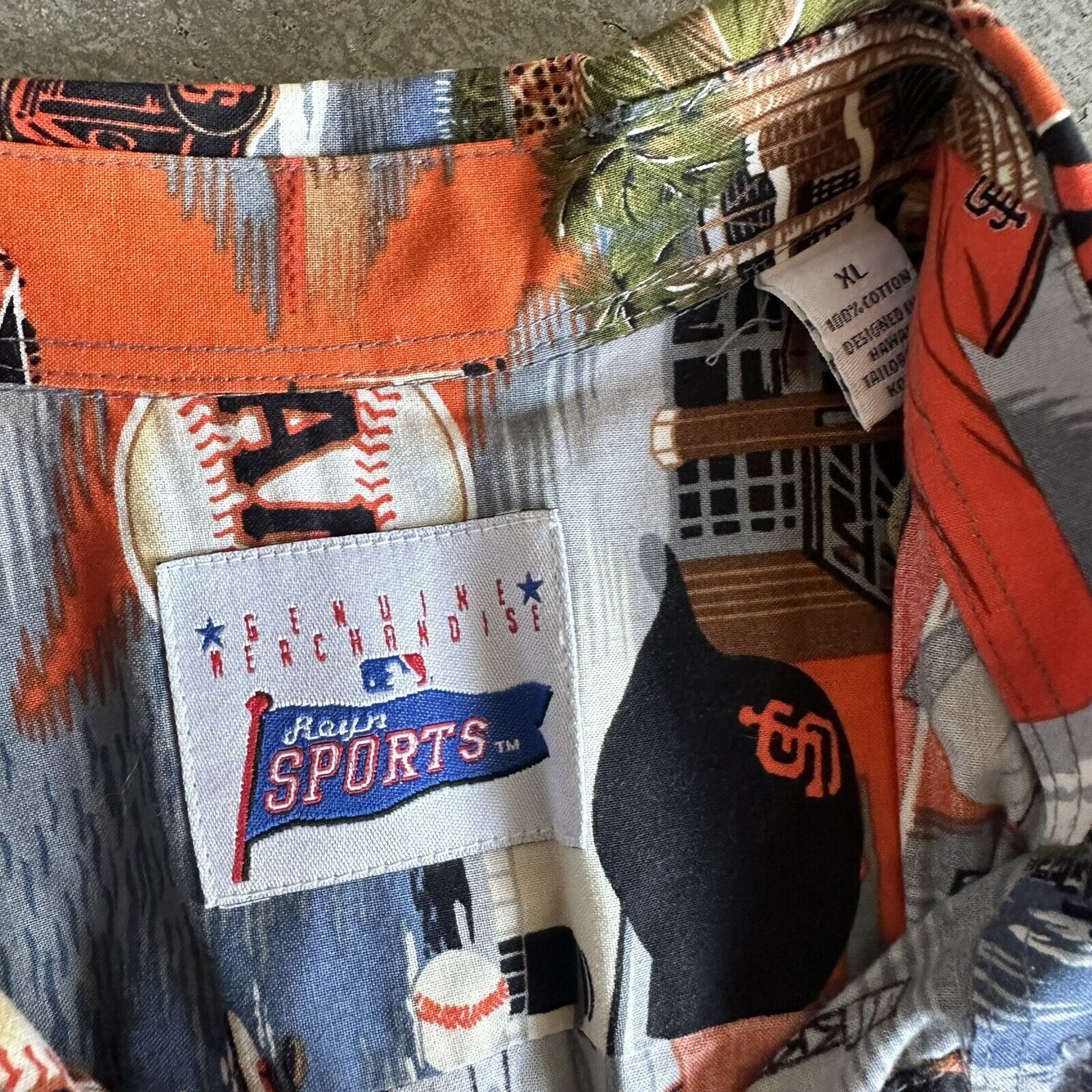 MLB × Reyn Spooner Reyn Spooner 2014 San Francisco Giants MLB Hawaiian Shirt XL Size US XL / EU 56 / 4 - 4 Thumbnail