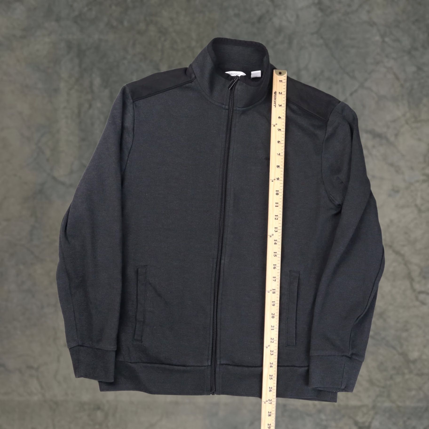 Calvin Klein Calvin Klein Gray Medium Full Zip Pocket Jacket Mens Size US M / EU 48-50 / 2 - 1 Thumbnail