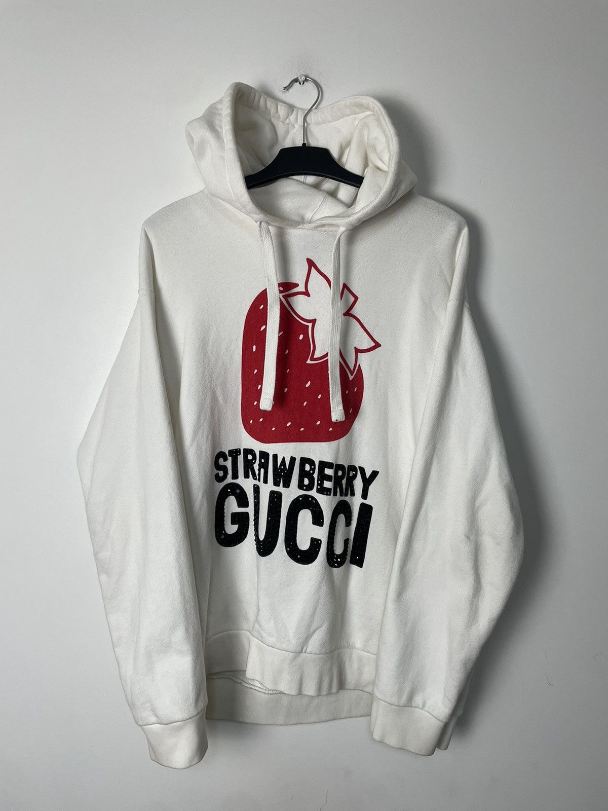 Gucci Gucci strawberry hoodie Size US L / EU 52-54 / 3 - 1 Thumbnail