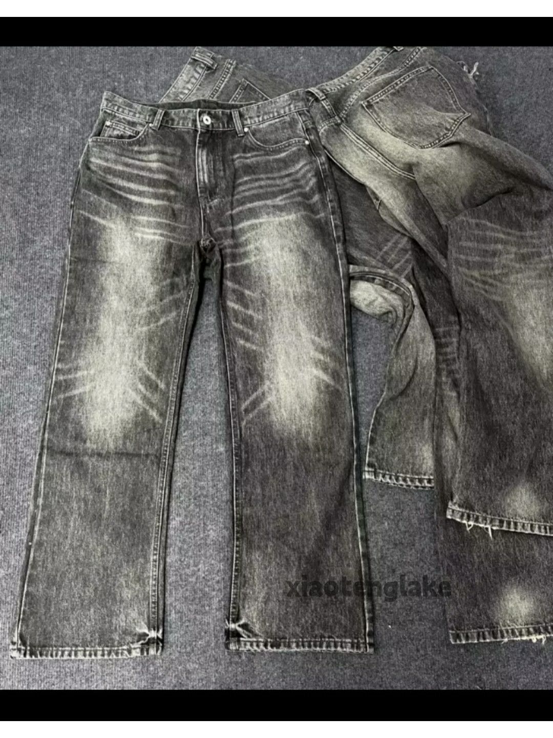 Jean × Vintage washed faded cleanfit yuppie loose baggy y2k jeans Size US 34 / EU 50 - 1 Thumbnail