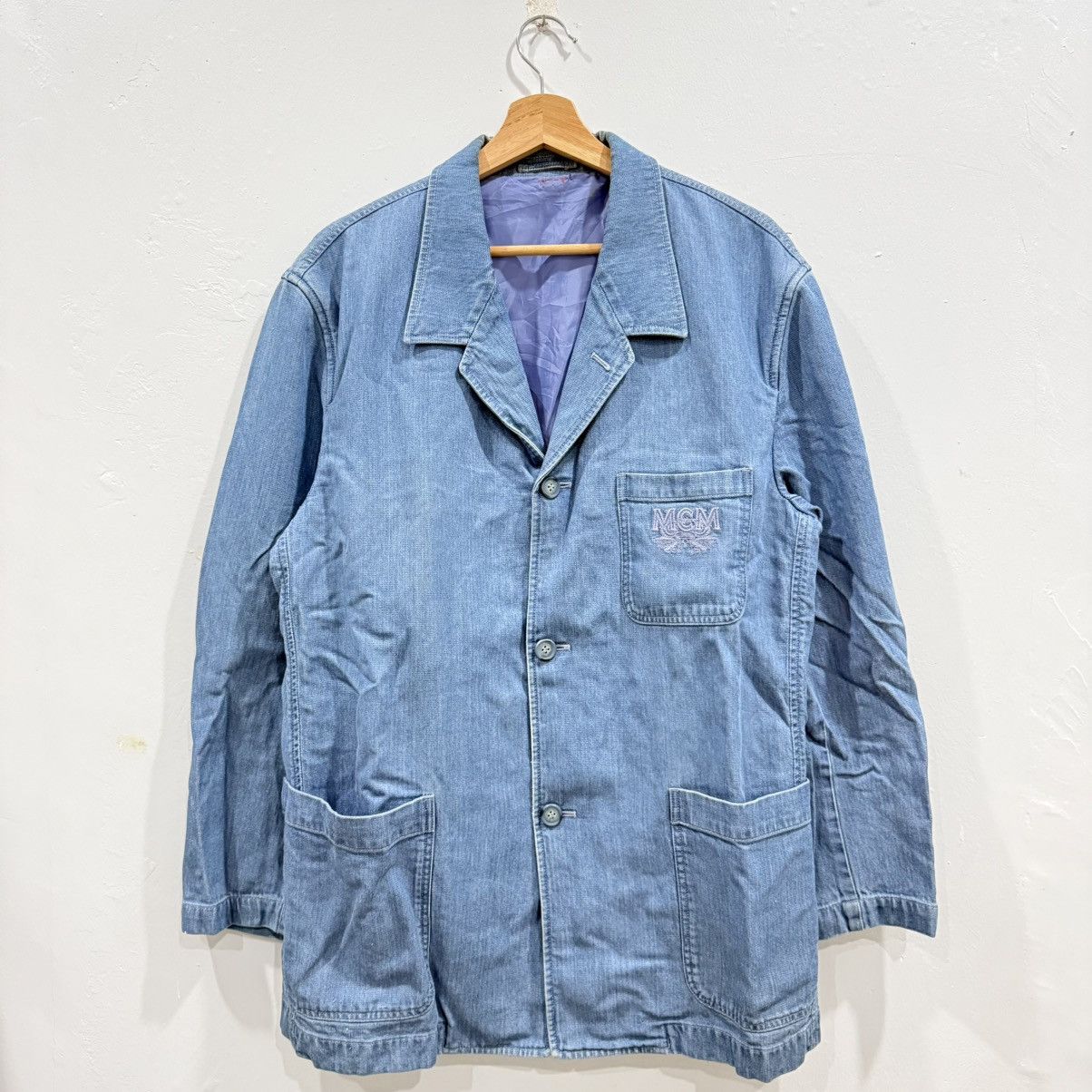 MCM MCM Legere Denim Casual Blazer Size US L / EU 52-54 / 3 - 1 Thumbnail