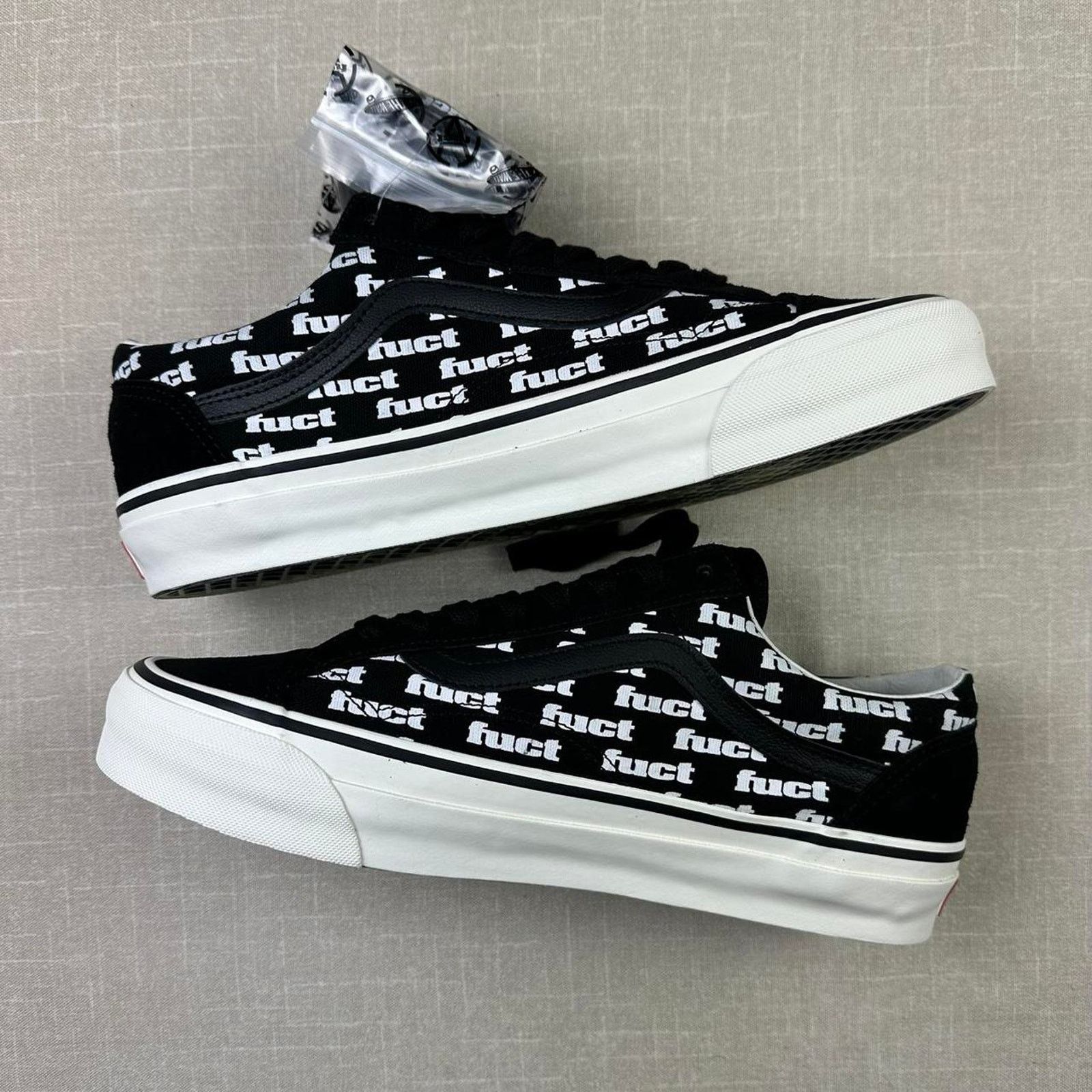 FUCT FUCT x Slam Jam x Vans Old Skool "Black Marshmallow" Size US 11.5 / EU 44-45 - 4 Thumbnail