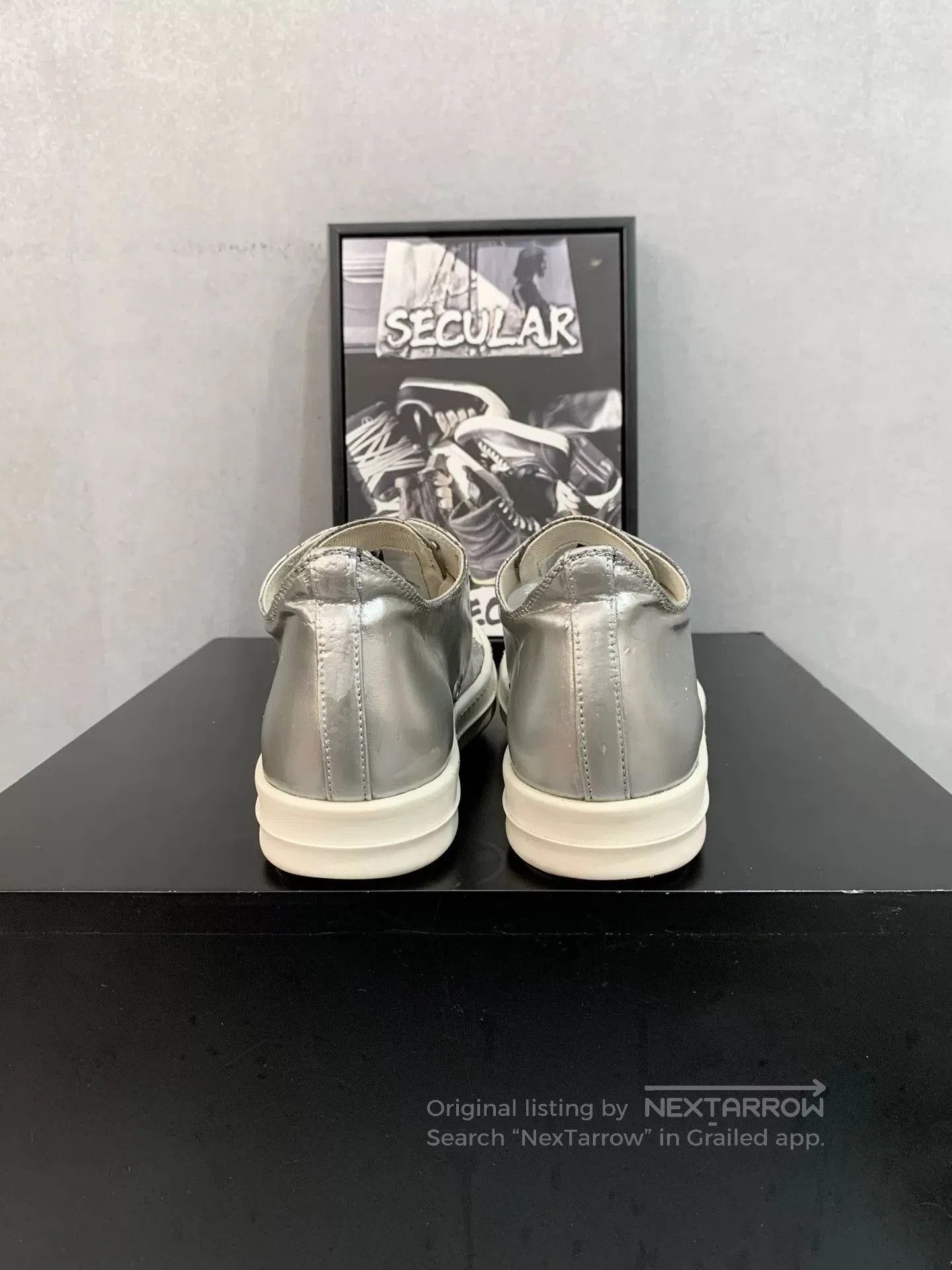 Rick Owens Drkshdw Rick Owens DRKSHDW Silver Low. Size US 5 / IT 35 - 7 Thumbnail