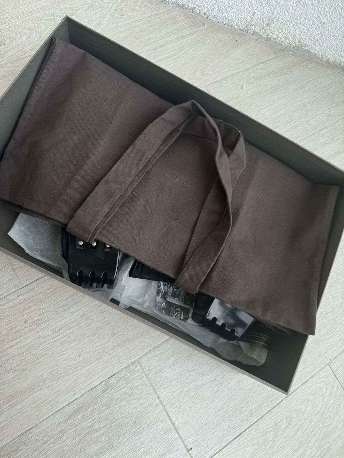Rick Owens NEW ♟️ SAMPLE GRILL FLARED KISS GRADIENT LUXOR BOOTS Size US 11 / EU 44 - 6 Thumbnail