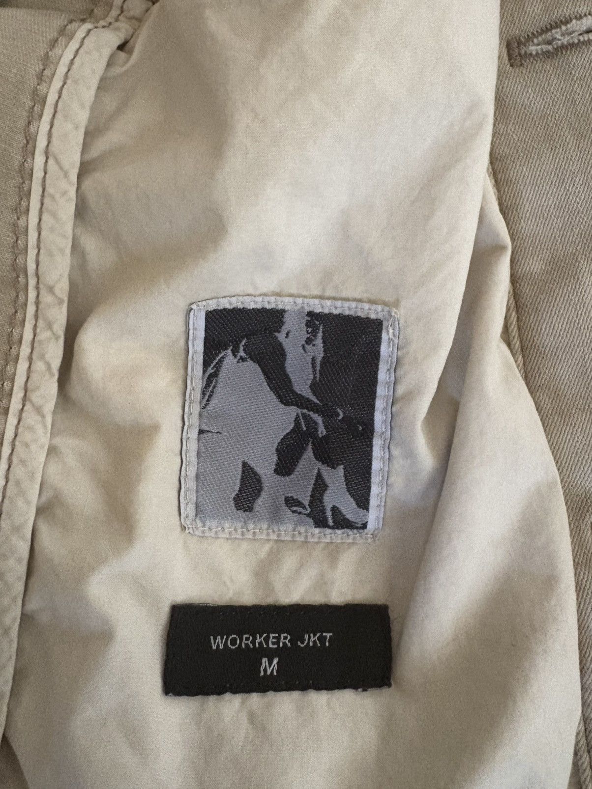 Rick Owens Rick Owens Worker Denim Jacket in Mineral Fogachine Size US M / EU 48-50 / 2 - 11 Thumbnail