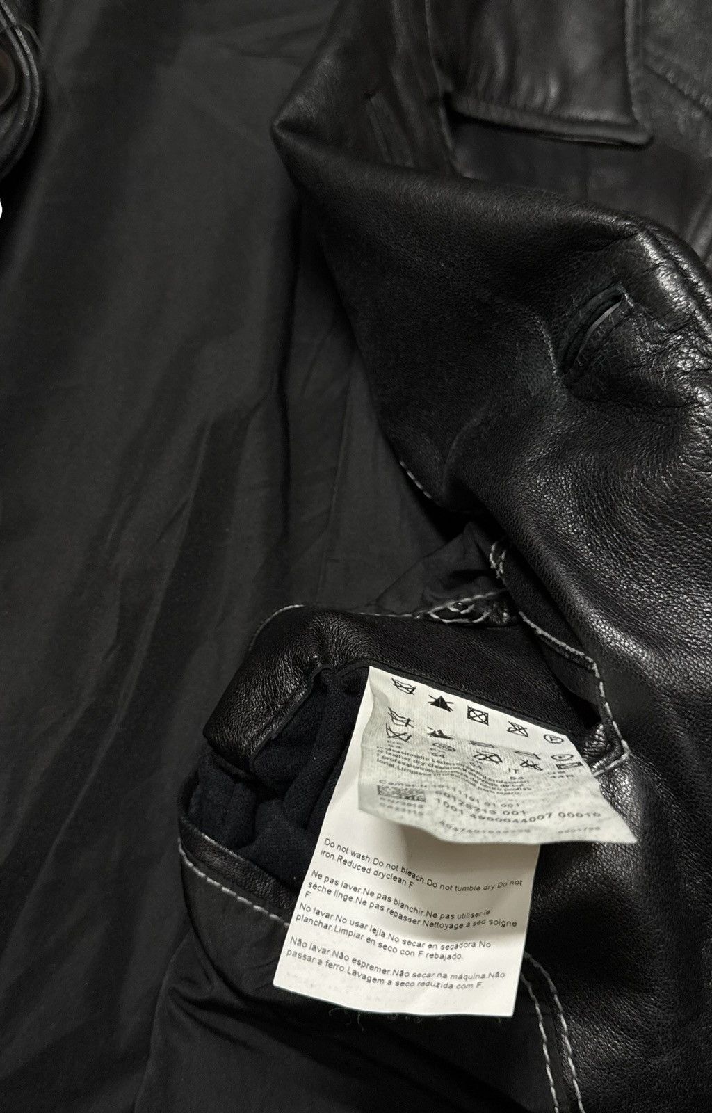 Hugo Boss Vintage 90s Y2K Hugo Boss Leather Jacket Coat Avantgarde Size US L / EU 52-54 / 3 - 12 Thumbnail