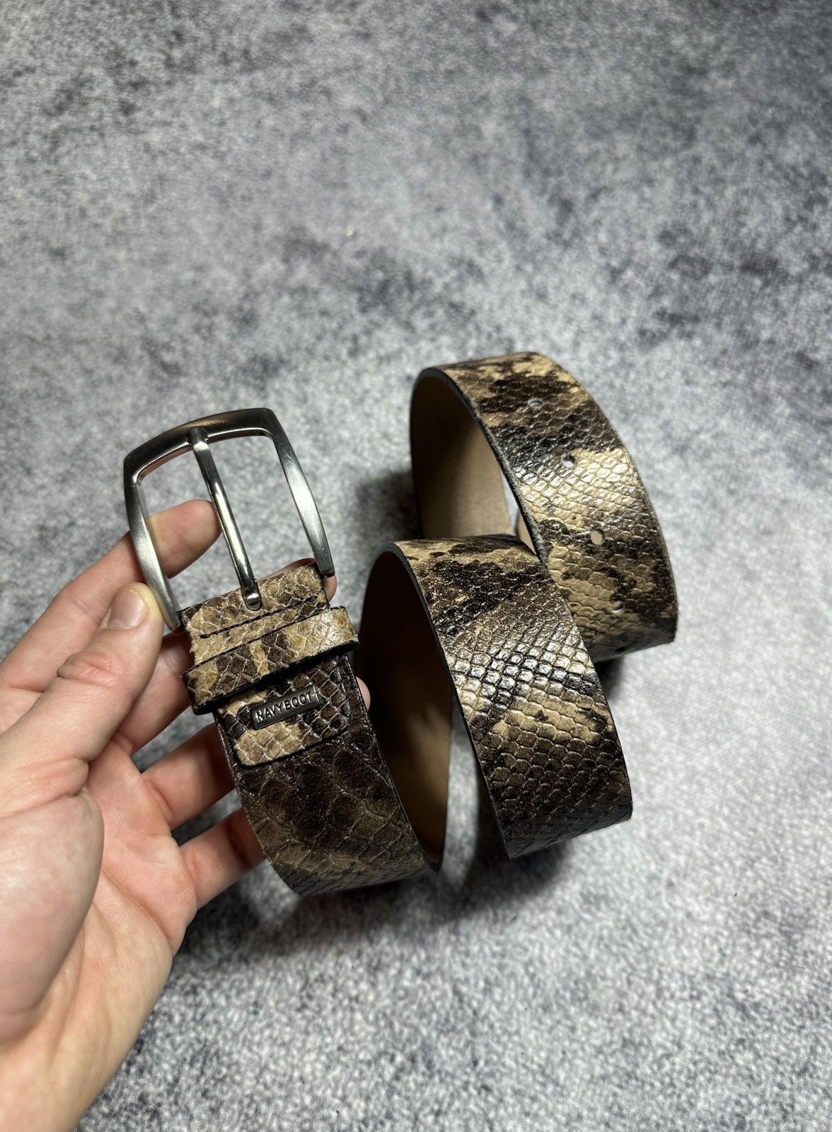 Vintage Y2K Snake Belts Streetwear Leather Avant Garde Vintage USA Size ONE SIZE - 2 Thumbnail