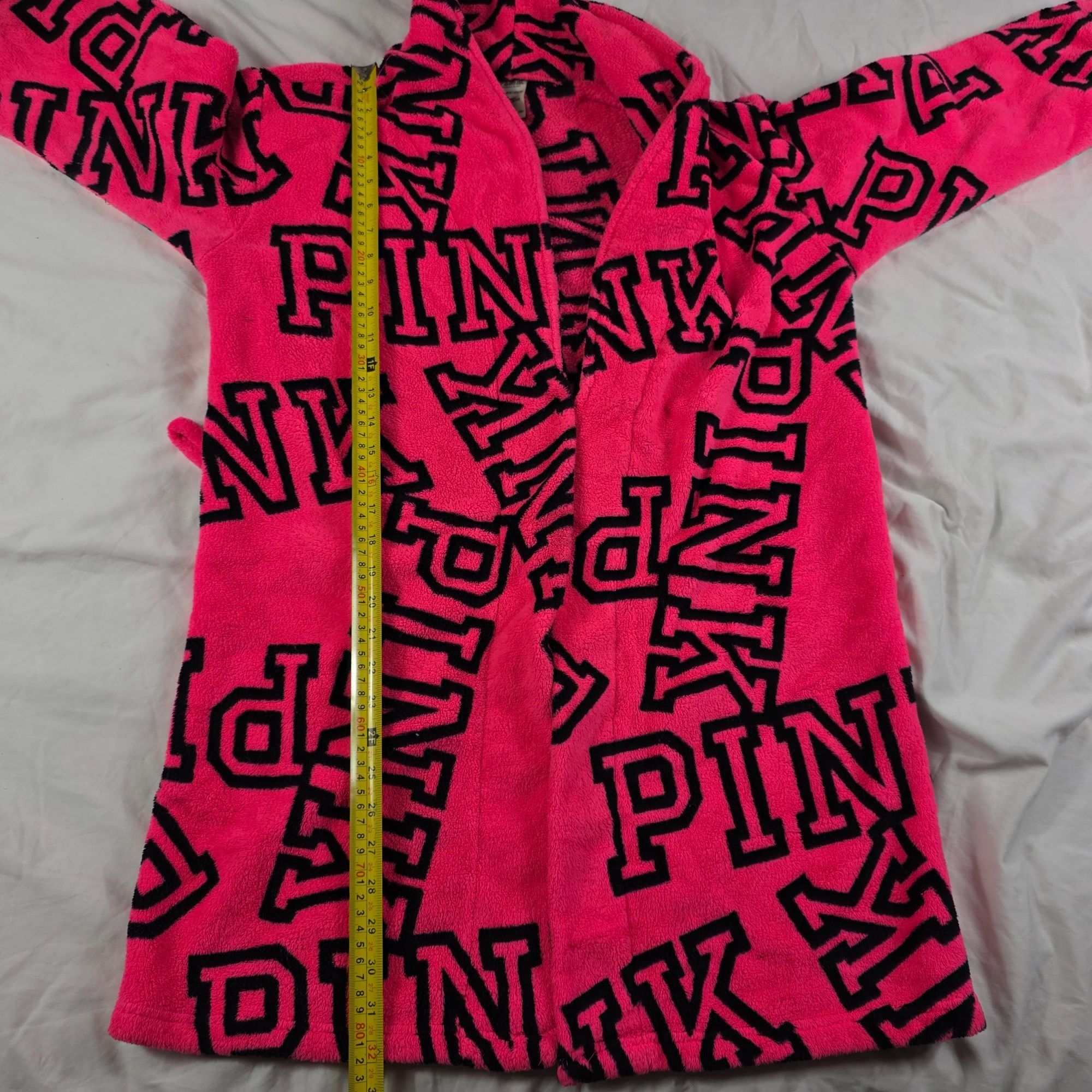 Pink Pink Victorias Secret Womens XS/S Hot Pink Cozy Robe Logo Pr Size XS / US 0-2 / IT 36-38 - 8 Thumbnail