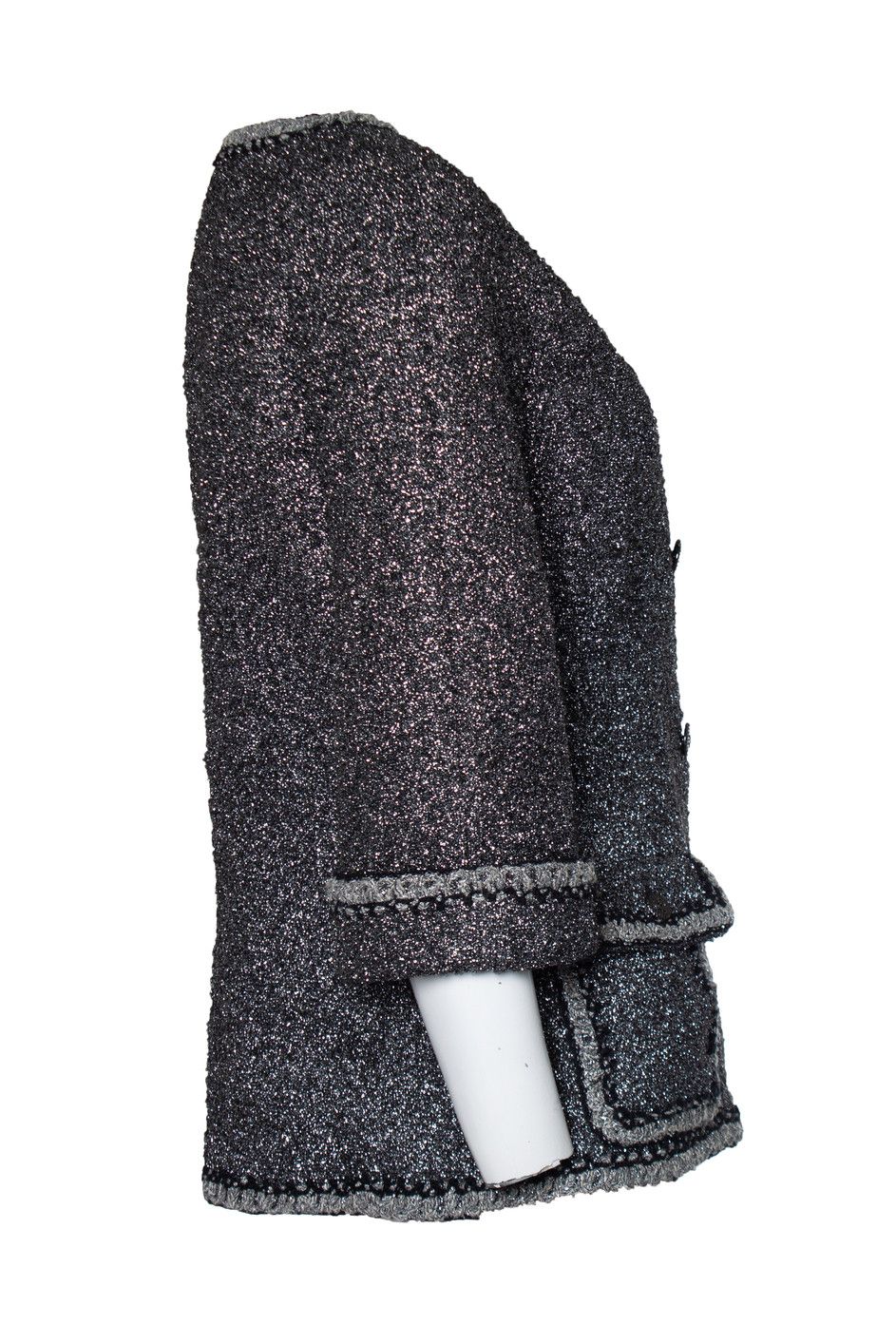 Chanel Chanel, Metallic tweed jacket Size M / US 6-8 / IT 42-44 - 3 Thumbnail