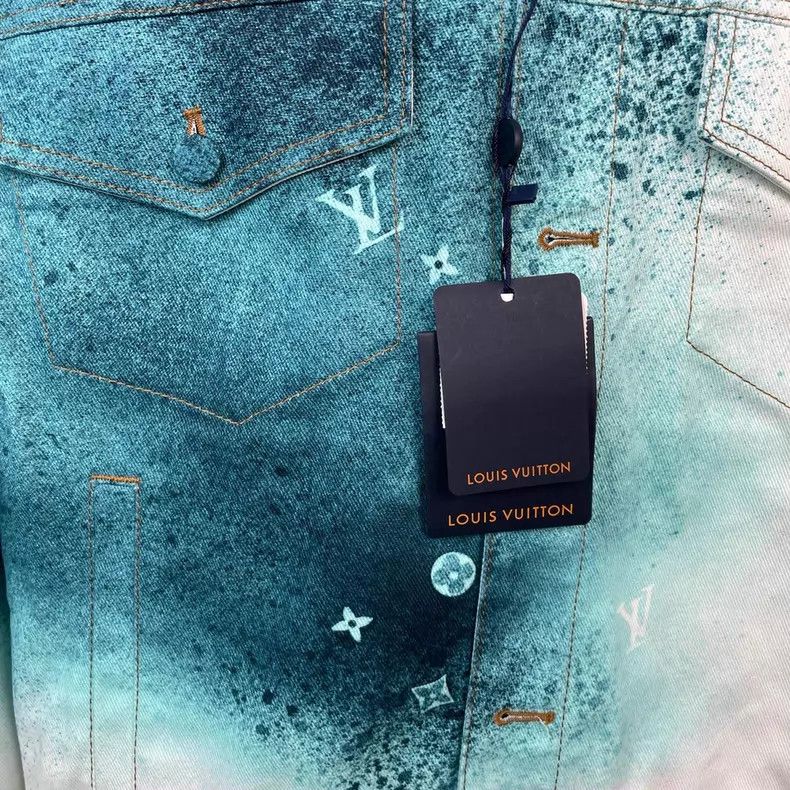 Louis Vuitton Louis Vuitton 23SS spray-painted starry sky white and blue Size US M / EU 48-50 / 2 - 5 Thumbnail