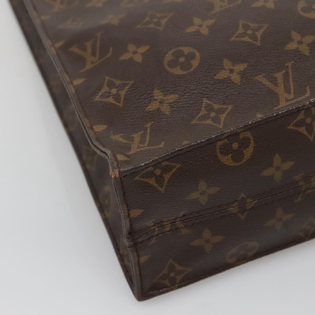 Louis Vuitton LOUIS VUITTON Monogram Sac Plat Hand Bag M51140 Size ONE SIZE - 14 Thumbnail
