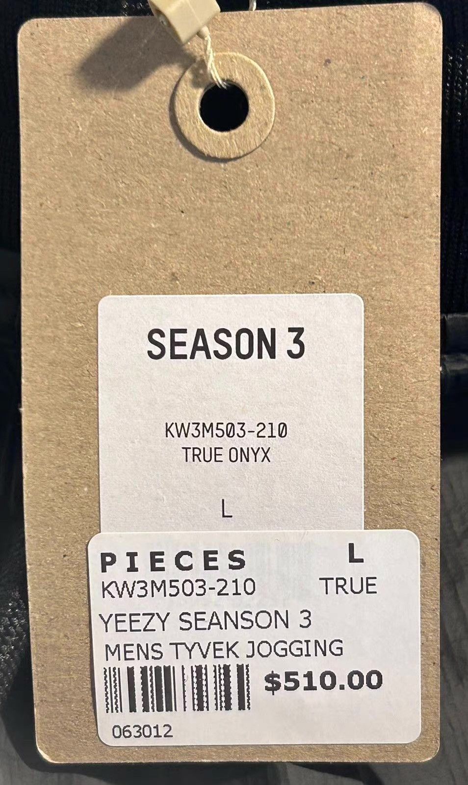 Yeezy YEEZY Season 3 black Tyvek space‑material track pants Ｑ25 Size US 34 / EU 50 - 4 Thumbnail