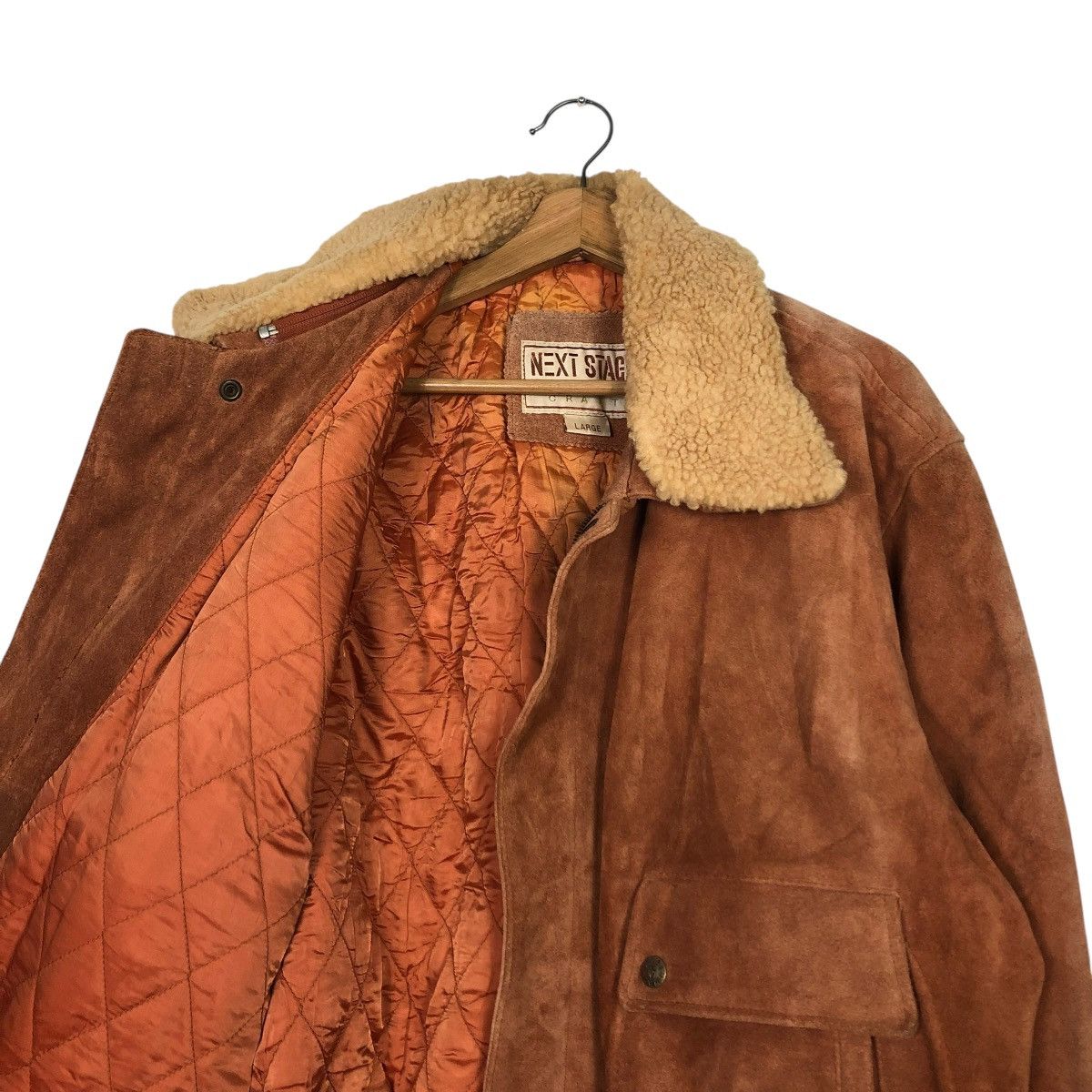 Japanese Brand 🔥VINTAGE LEATHER JACKET SUN FADED NEXT STAGE ISSEY MIYAKE Size US L / EU 52-54 / 3 - 15 Thumbnail
