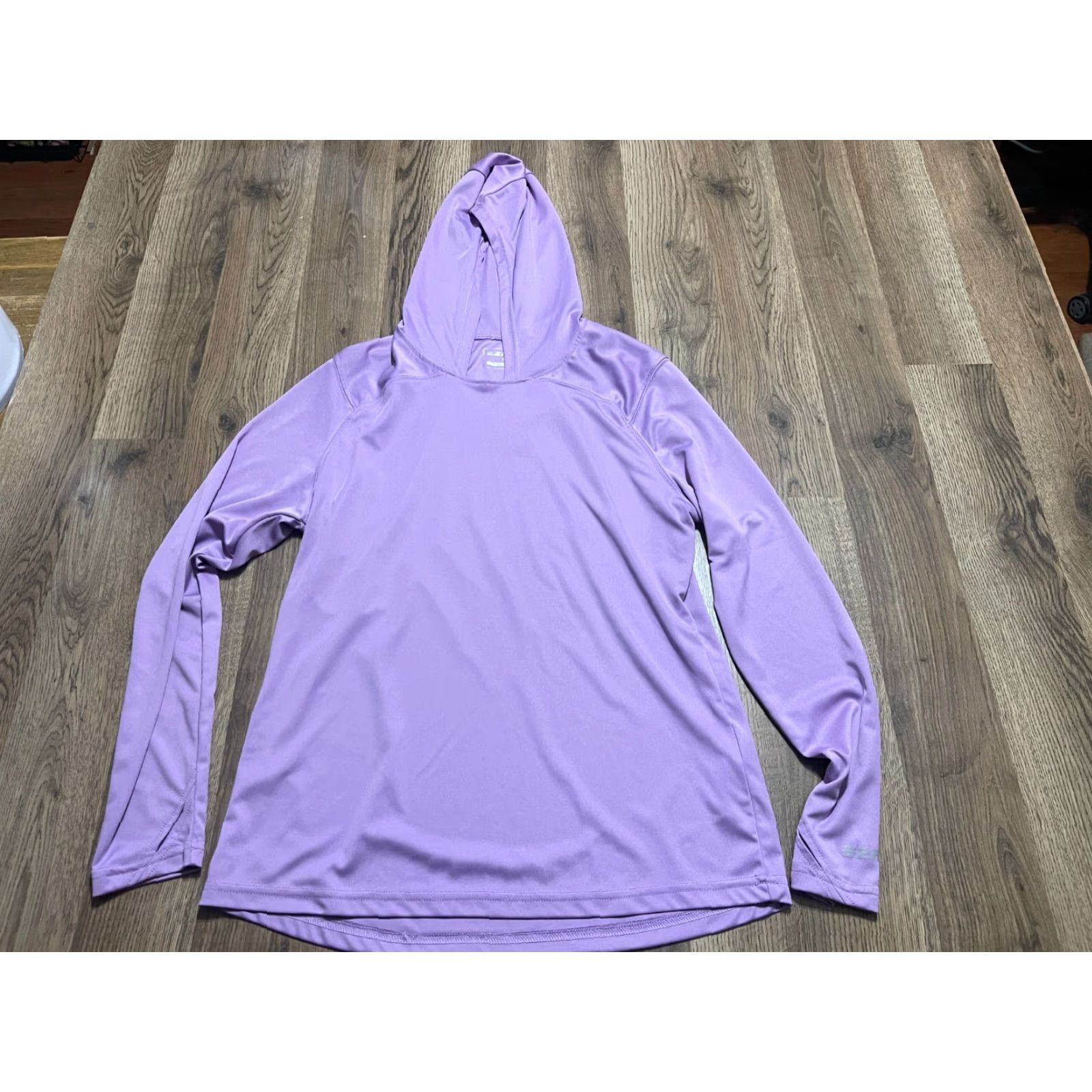 Vintage EZRUN Hoodie Women's Size Medium Purple Pullover Long Sleeve Casual Modern Regular Pullover Size M / US 6-8 / IT 42-44 - 2 Thumbnail