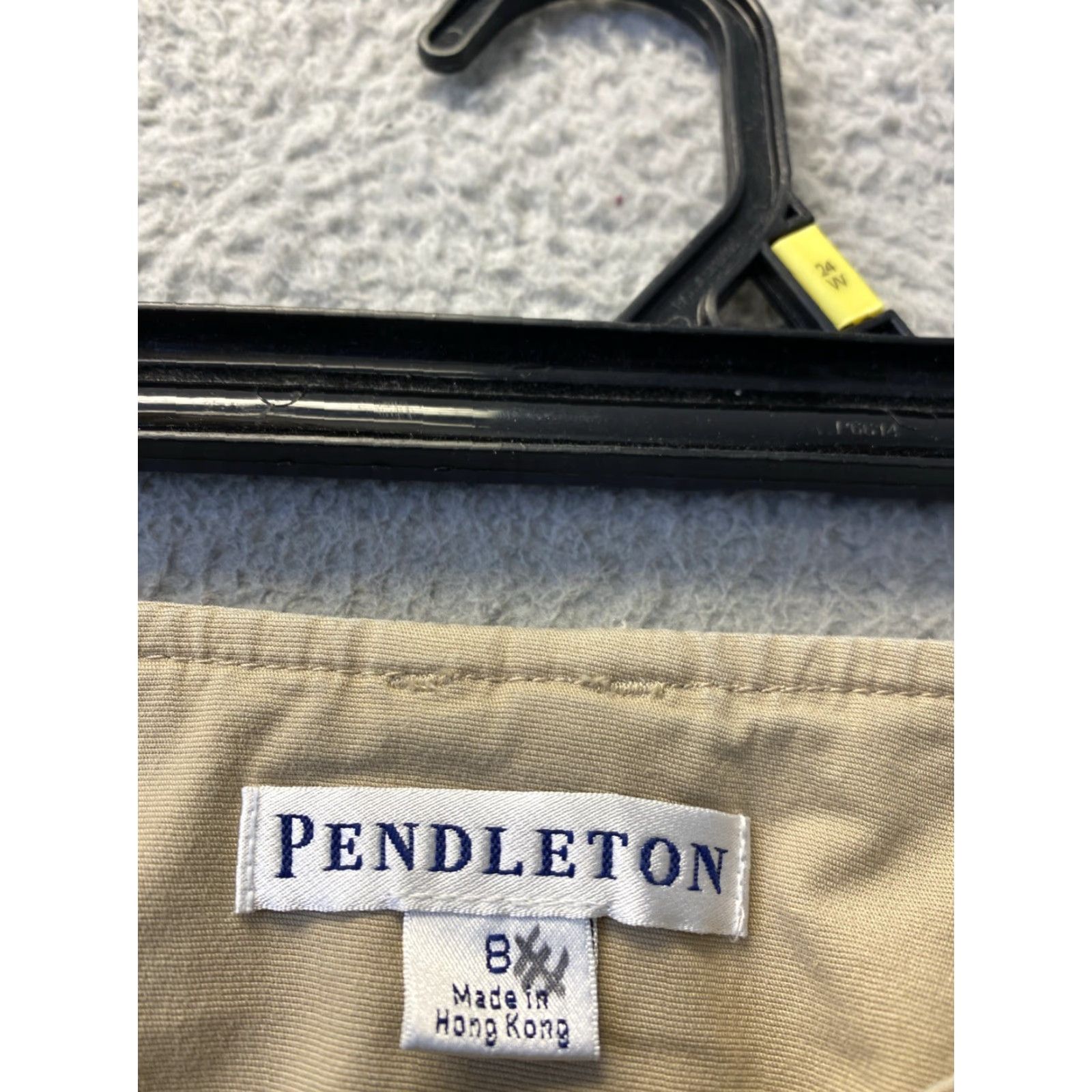Pendleton Vintage Pendleton Women's Chino Shorts Size 8 Tan Casual Golf Travel Preppy Size 30" / US 8 / IT 44 - 3 Thumbnail