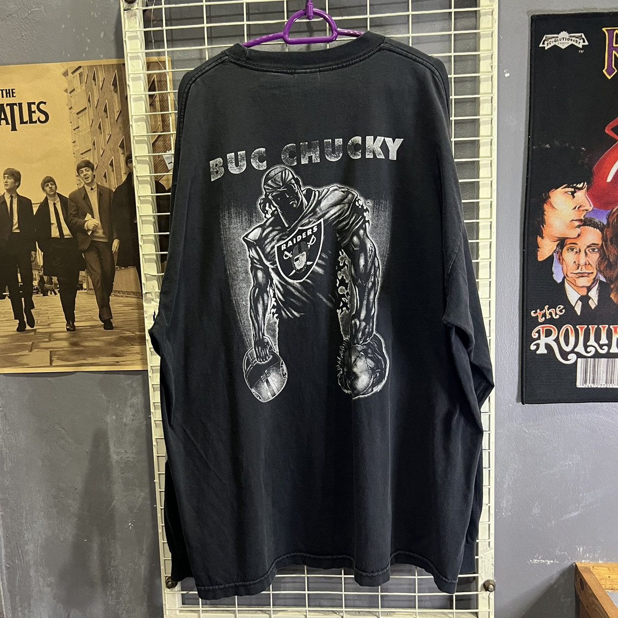NFL × Vintage “VINTAGE” RAIDERS BUC CHUCKY TSHIRT Size US XXL / EU 58 / 5 - 1 Thumbnail