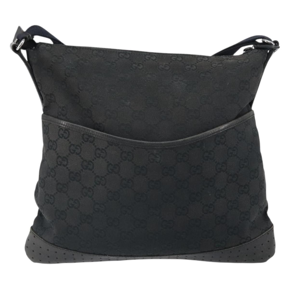 Gucci Gucci Zip Messenger GG Canvas with Perforated Leather Size ONE SIZE - 1 Thumbnail