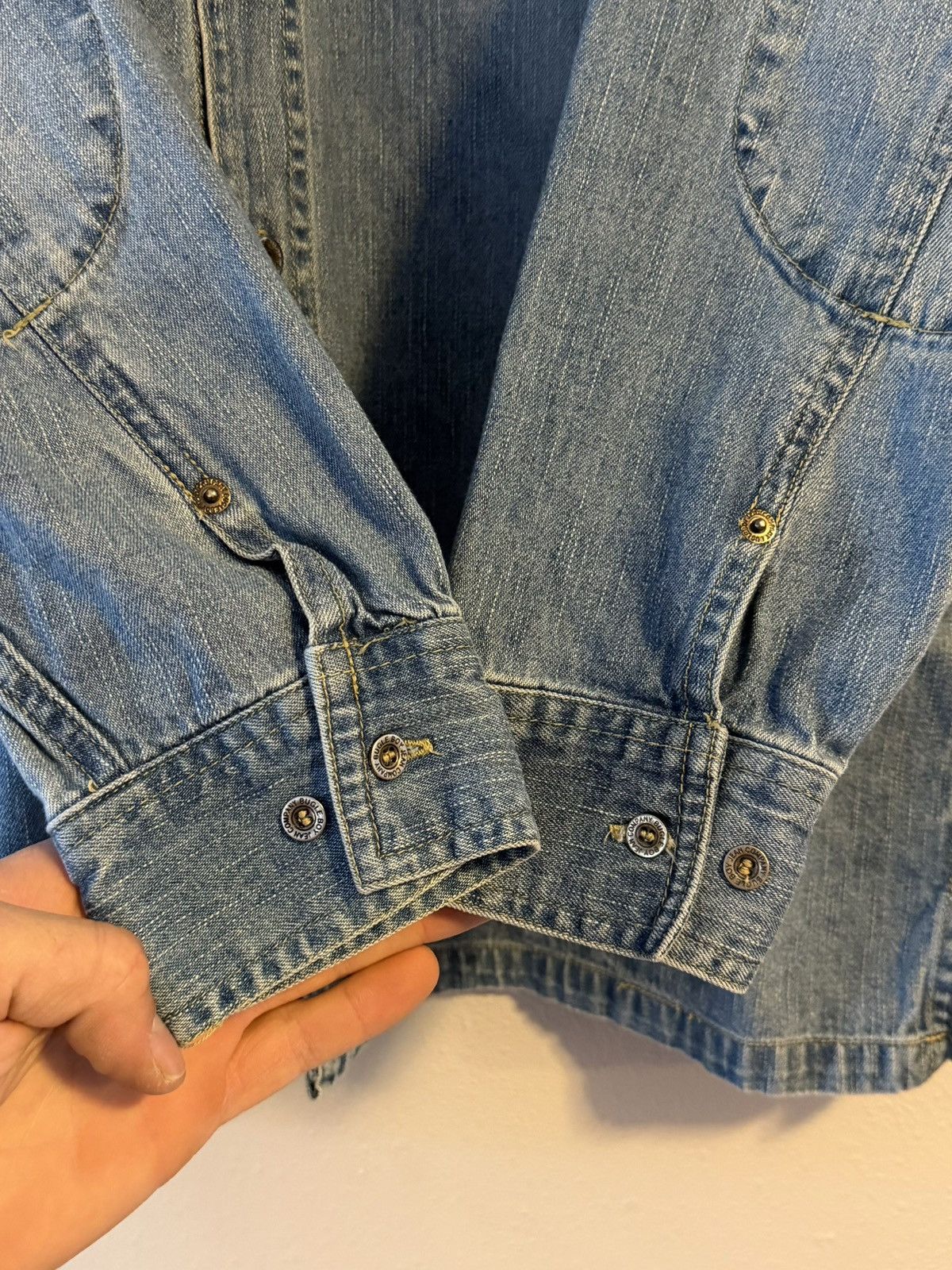 Bugle Boy vintage 90s y2k bugle boy denim shirt with eagle graphic Size US M / EU 48-50 / 2 - 6 Thumbnail