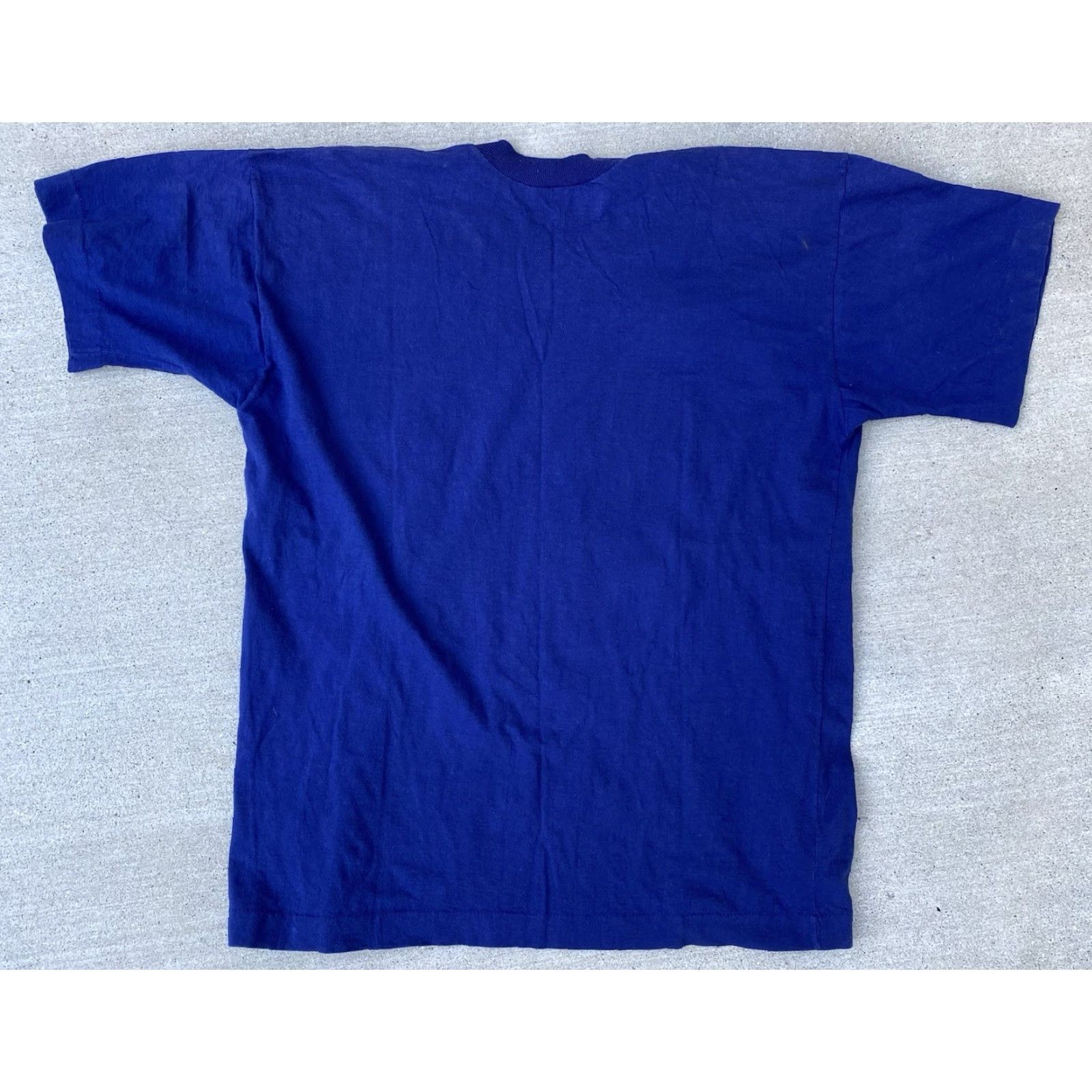 ALOHAS VINTAGE Rangiroa French Polynesia Map T Shirt Blue Island Graphic Tee Tiki Aloha Mens M Graphic Print 80s Tropical Size US M / EU 48-50 / 2 - 4 Thumbnail