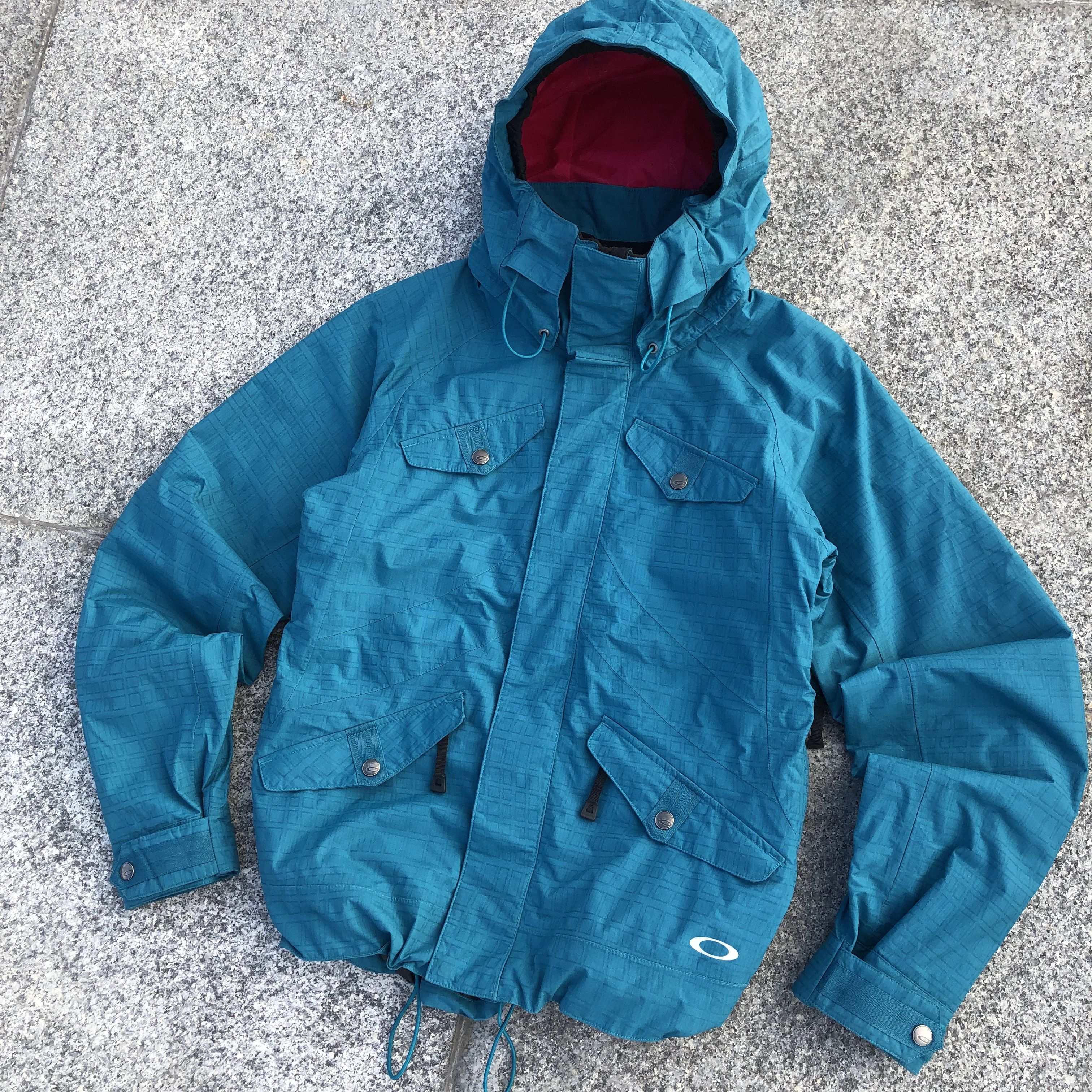 Oakley 00s Oakley Technical Ski Jacket Teal Blue Magnetic Closure Size US XS / EU 42 / 0 - 2 Thumbnail