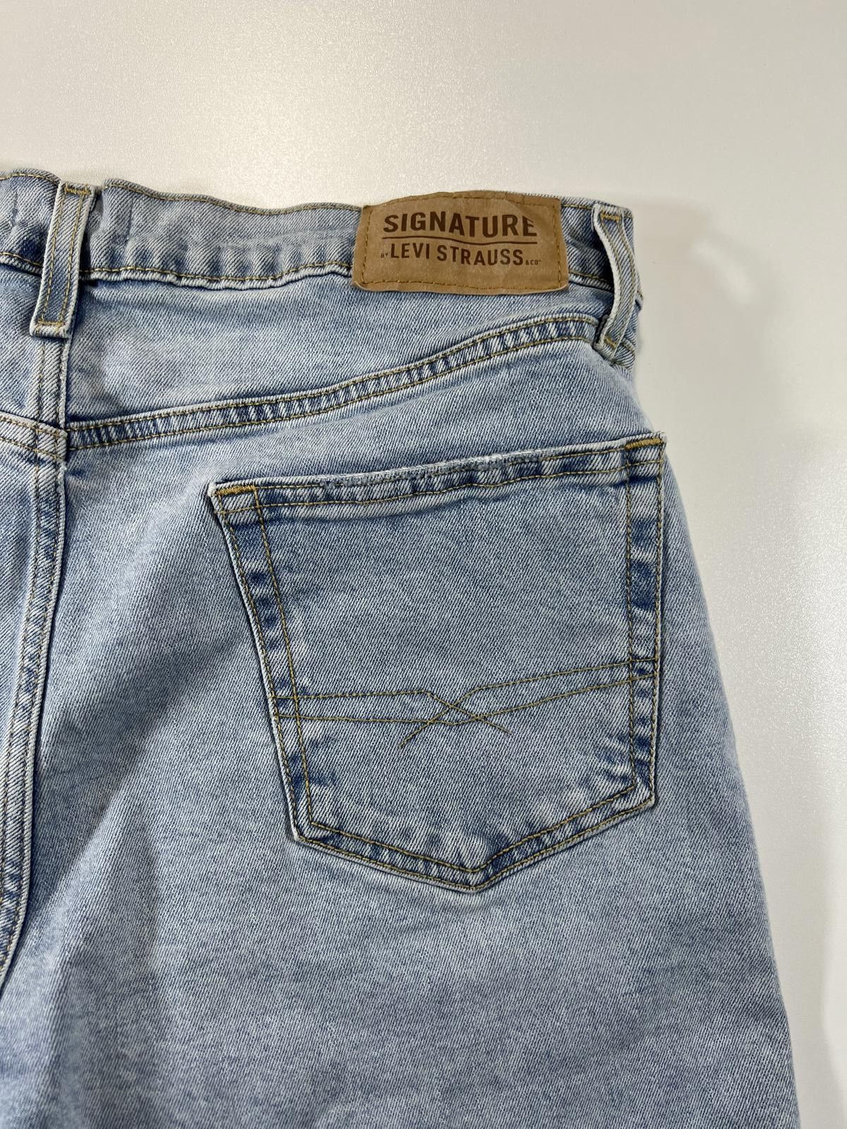 Other Signature Levi Strauss Light Blue Denim Shorts 32 Size US 32 / EU 48 - 11 Thumbnail