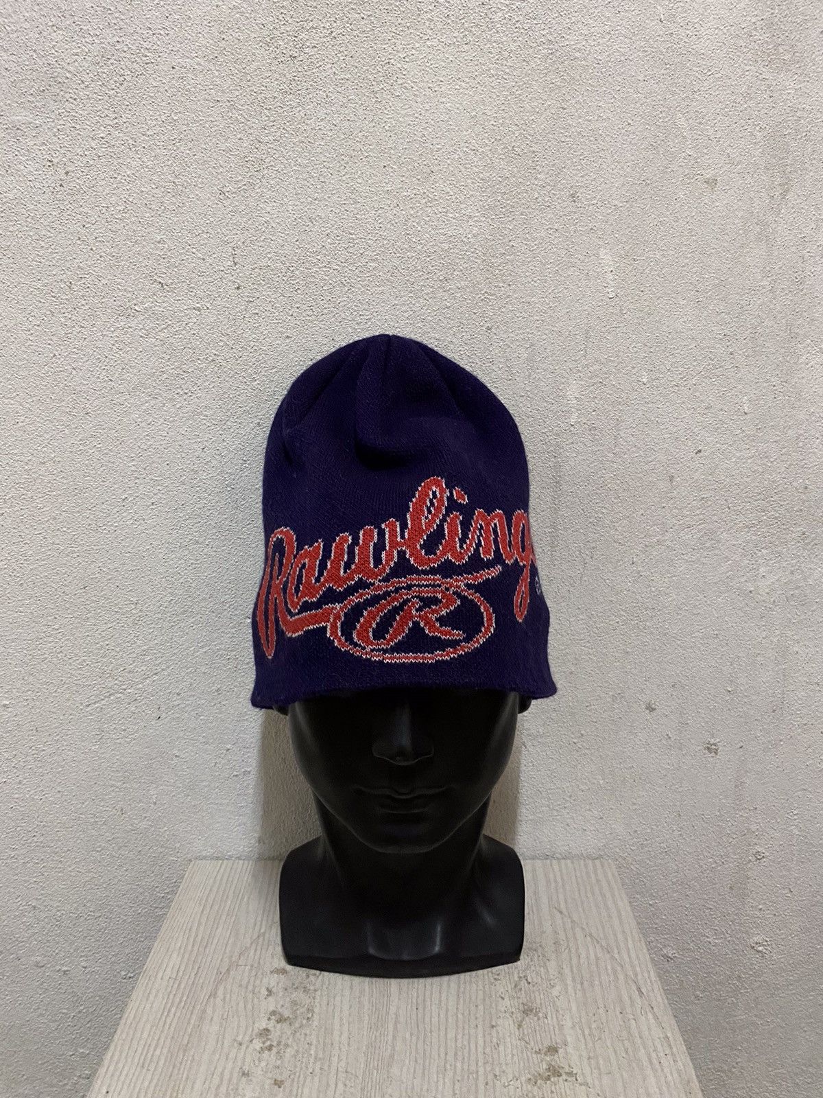 Japanese Brand × Vintage Vintage Rawlings Spell Out Beanie Hat Size ONE SIZE - 2 Thumbnail