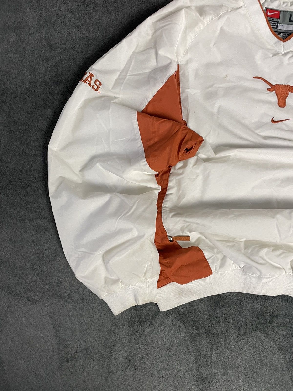 Nike 90s Nike Vintage Center Swoosh Texas Oversize Nylon Jacket Size US L / EU 52-54 / 3 - 3 Thumbnail