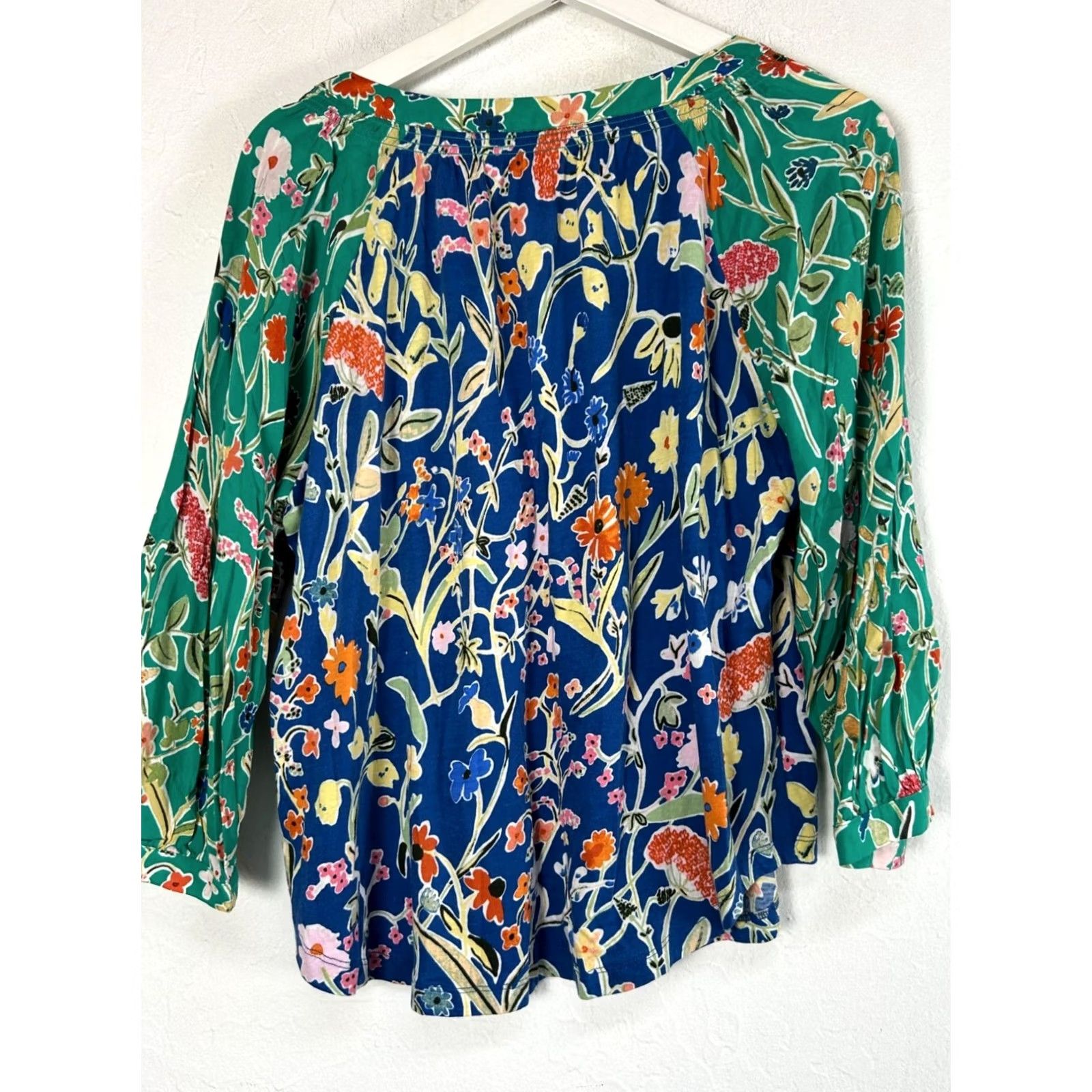 Anthropologie Floreat Anthropologie Womens Dolores Sleep Shirt Mixed Floral 3/4 Sleeve Medium Size M / US 6-8 / IT 42-44 - 3 Thumbnail