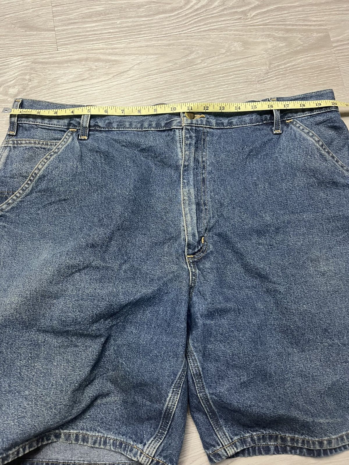 Carhartt Faded Denim Vintage Carhartt Short Carpenter Pants Size US 40 / EU 56 - 8 Thumbnail