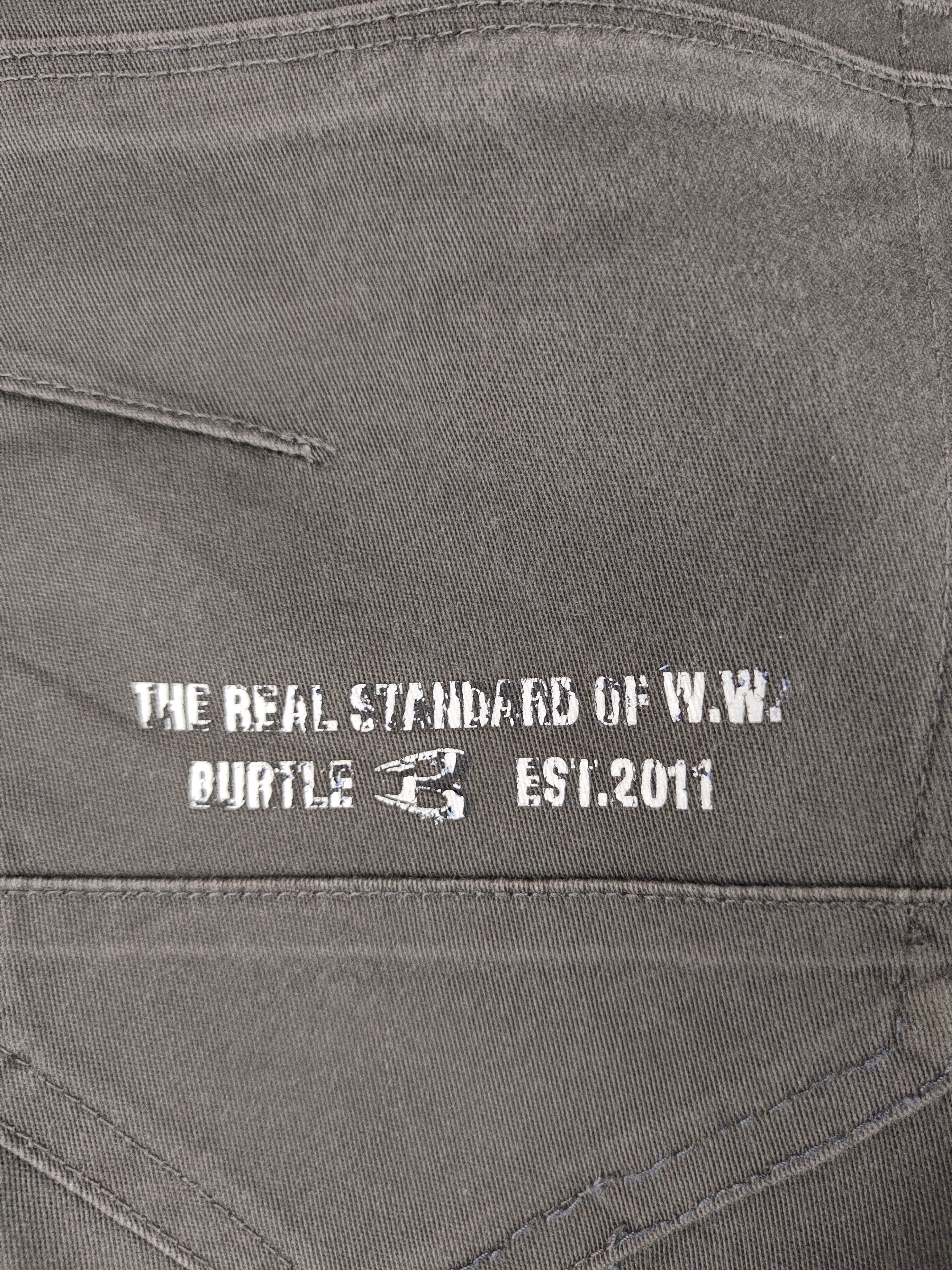 Japanese Brand Burtle Dark Gray Multipocket Cargo Pants N#S23 Size US 31 - 11 Thumbnail