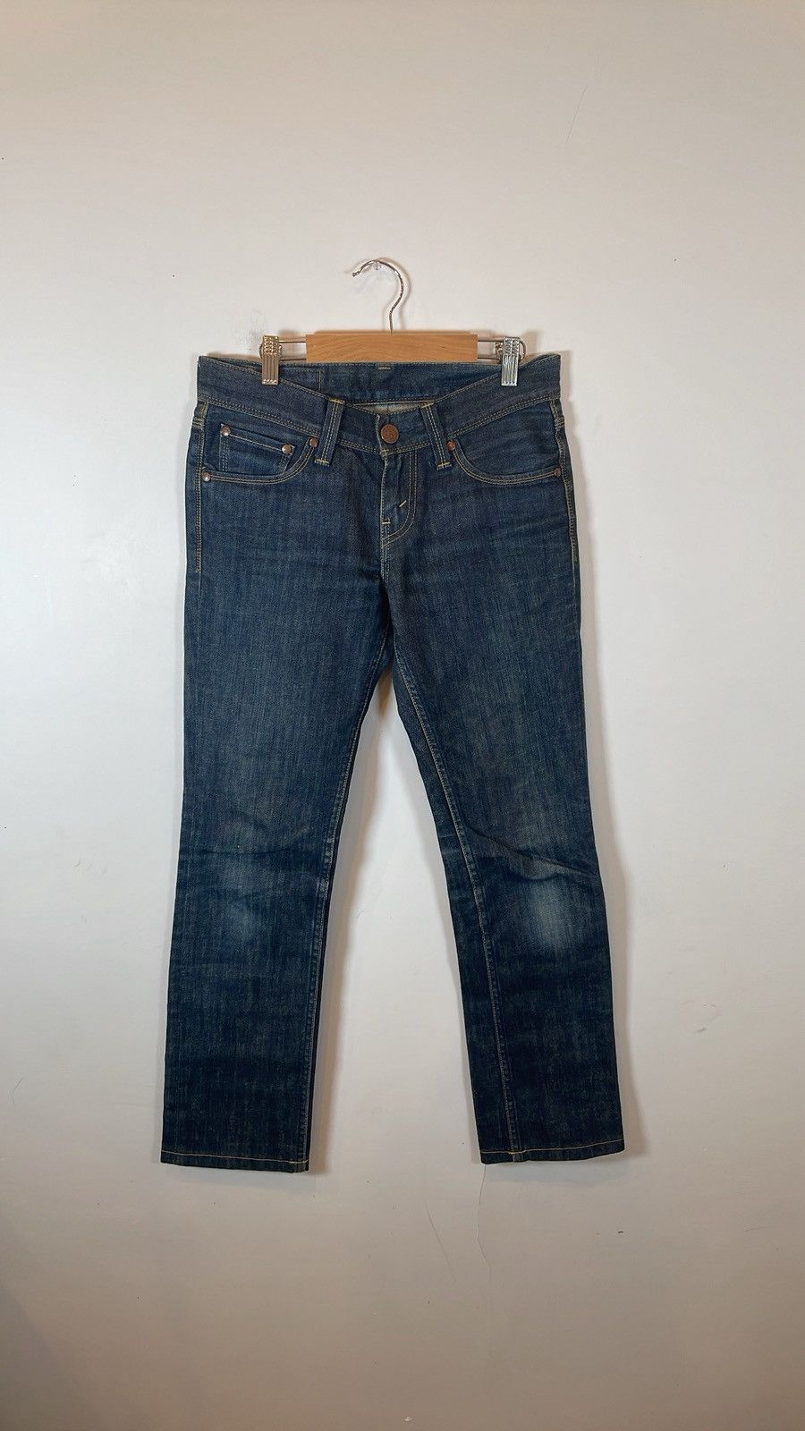 Levi's Levi’s Japan Exclusive Embroidered Logo Denim Jeans Size US 29 - 1 Thumbnail