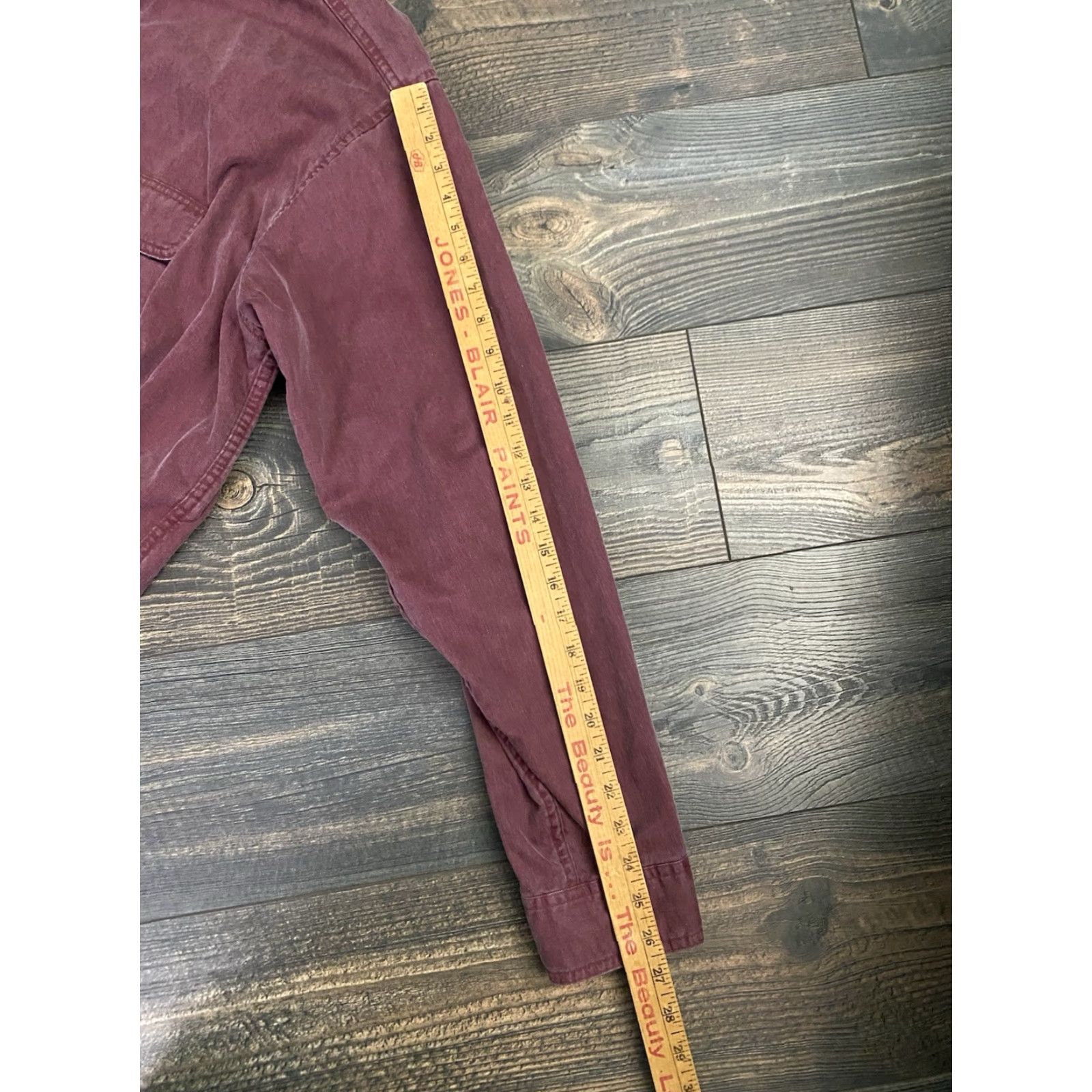 Vintage VINTAGE L.L.Bean Mens Shacket Barn Chore Shirt Jacket Burgundy 2XL Button-Up Long Sleeve Cotton Canvas Lined Pockets Winter Fall Spring Retro Size US XXL / EU 58 / 5 - 6 Thumbnail