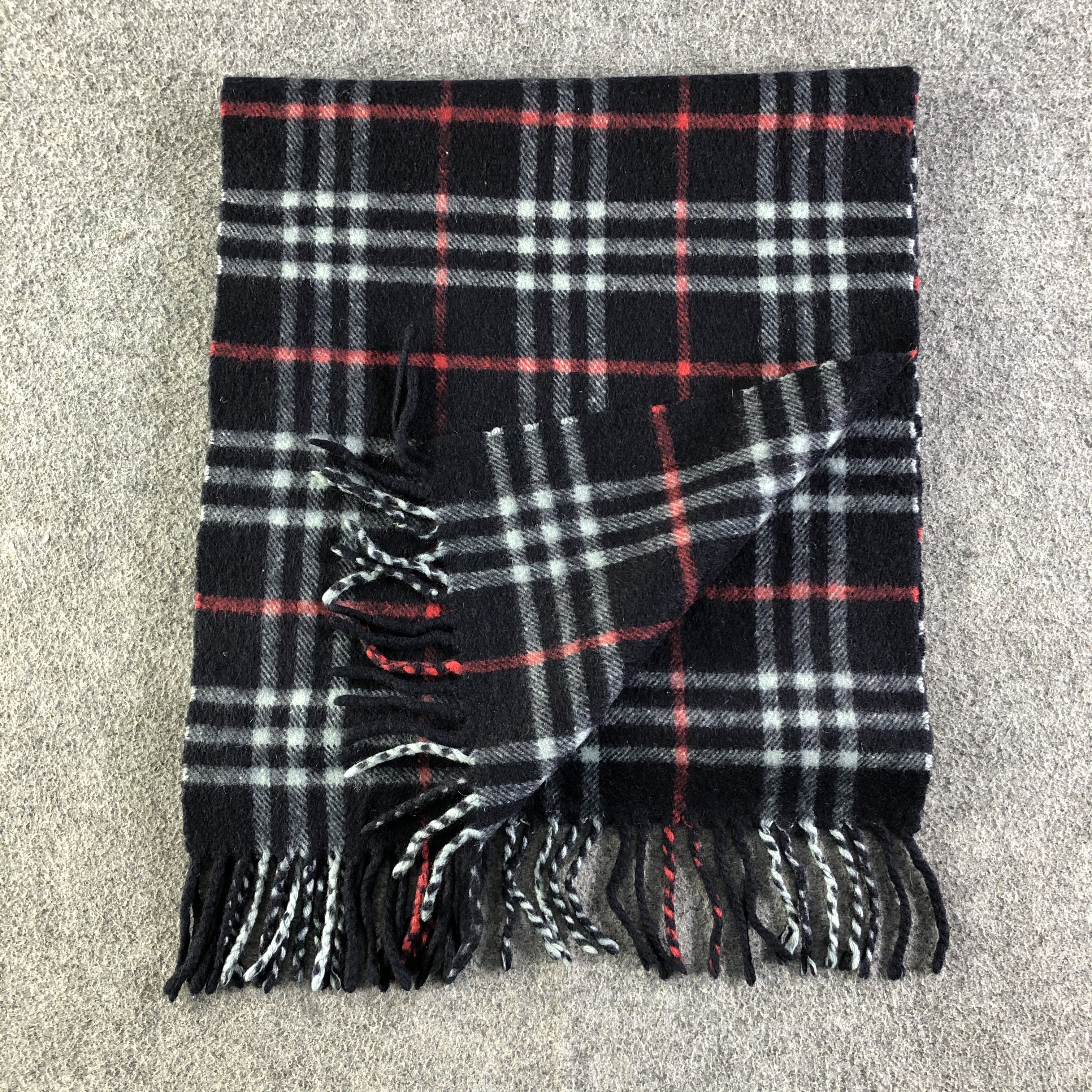 Burberry Burberrys Cashmere Scarf / Muffler / Neckwear P342 Size ONE SIZE - 4 Thumbnail