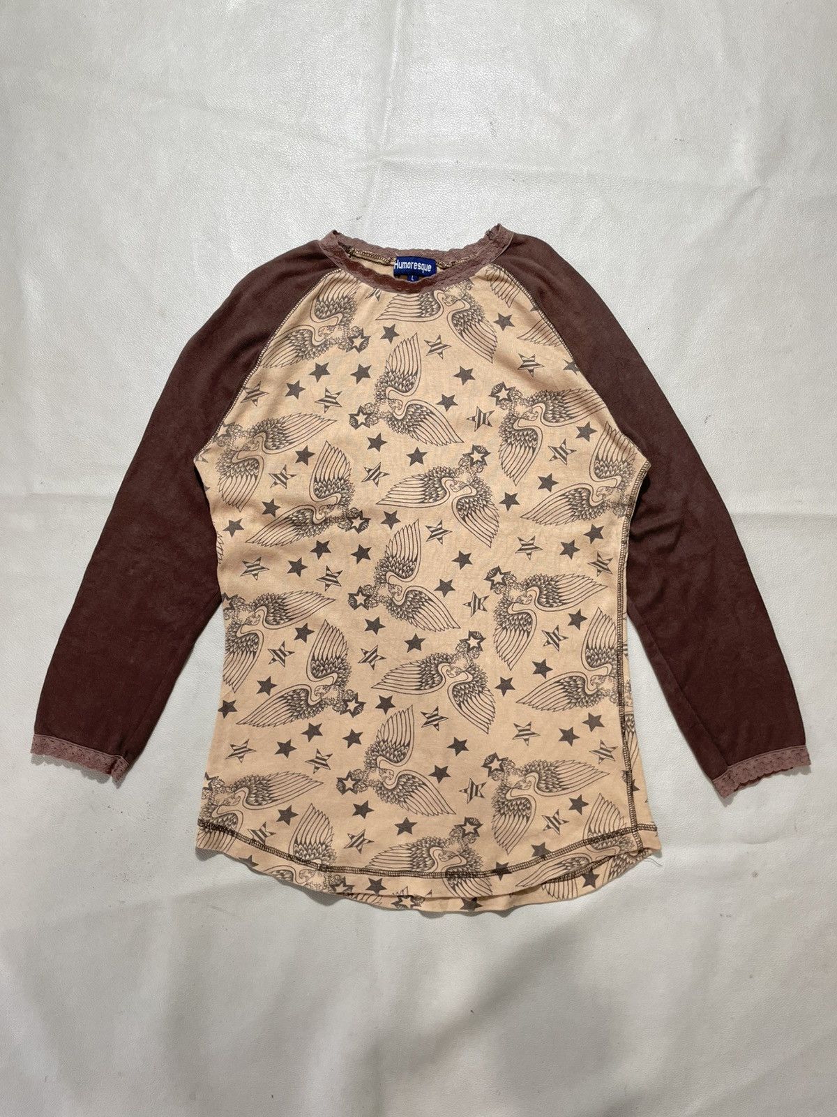 Hysteric Glamour Undefined humoresque longsleeve poem eagle printed Size L / US 10 / IT 46 - 1 Thumbnail