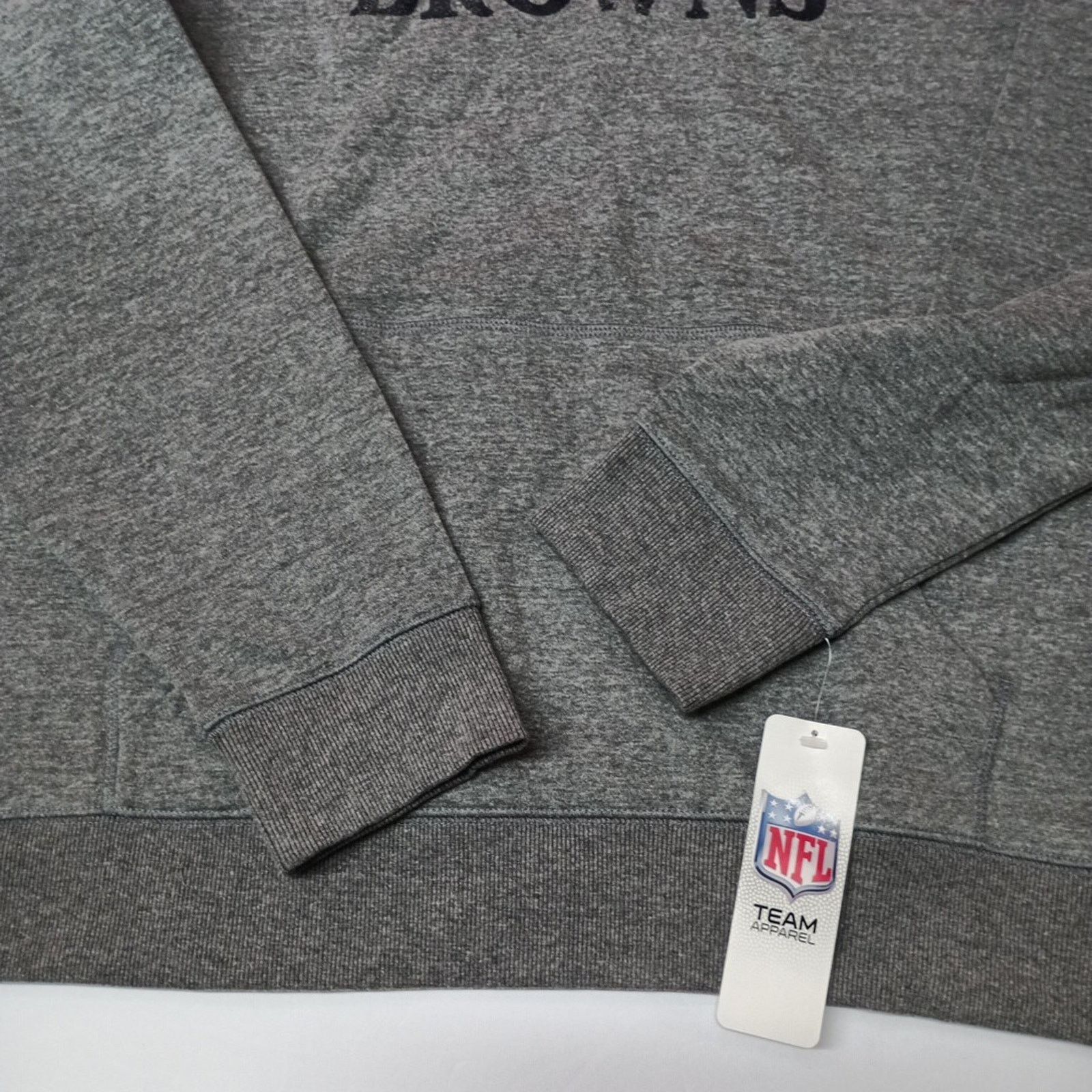 NFL NFL Men’s Cleveland Browns Hoodie Size XL XLarge Gray Size US XL / EU 56 / 4 - 2 Thumbnail