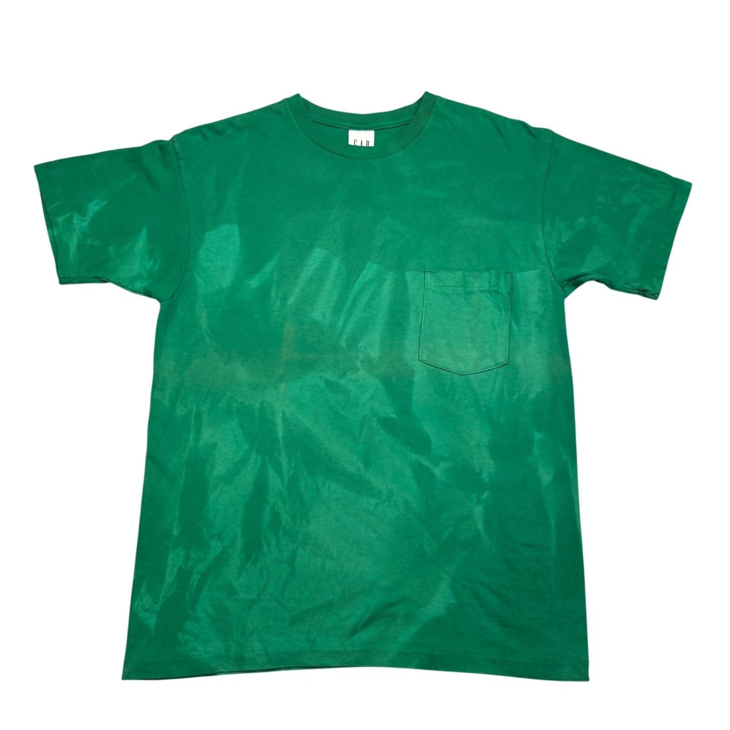 Gap Vintage 90s Gap Pocket T Shirt Green Men's Medium Selvedge Size US M / EU 48-50 / 2 - 1 Thumbnail