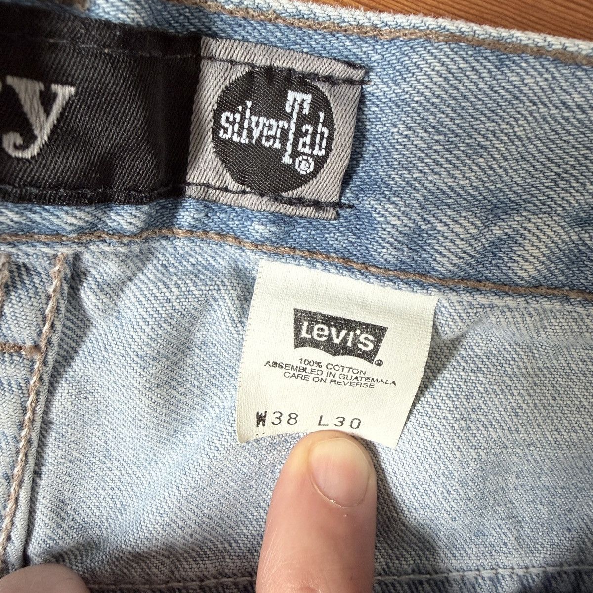 Levi's Vintage Clothing 90’s Silvertab Super Baggy Jeans Size US 38 / EU 54 - 5 Thumbnail