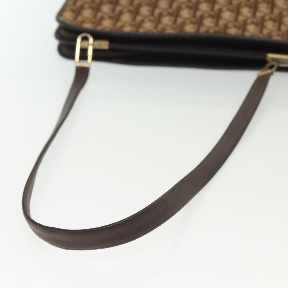 Dior DIOR Trotter Canvas Shoulder Bag Brown Gold Size ONE SIZE - 7 Thumbnail