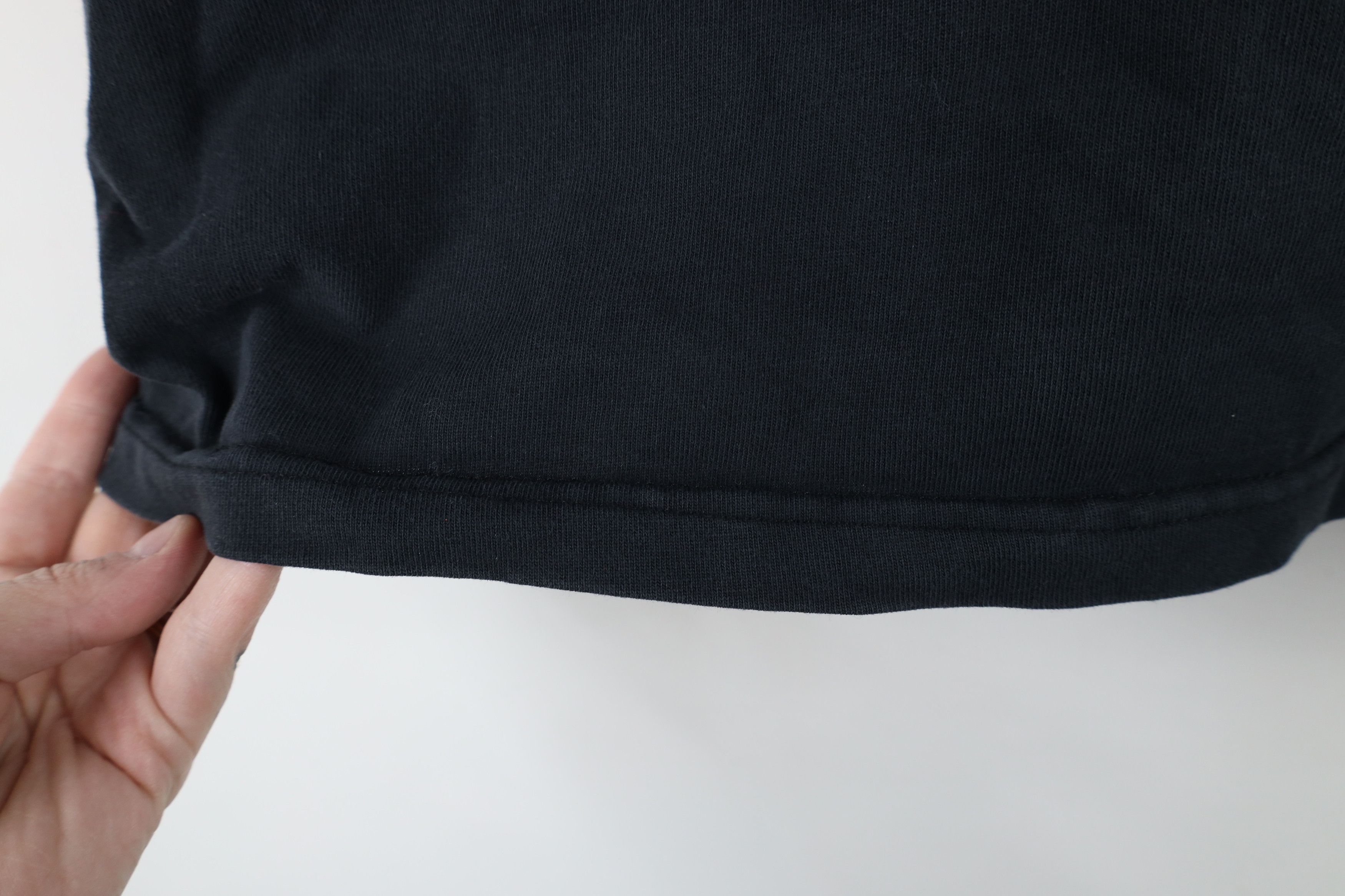Nike × Vintage Y2K Nike Scott Center Swoosh Cropped Loose Fit T-Shirt Black Size L / US 10 / IT 46 - 5 Thumbnail