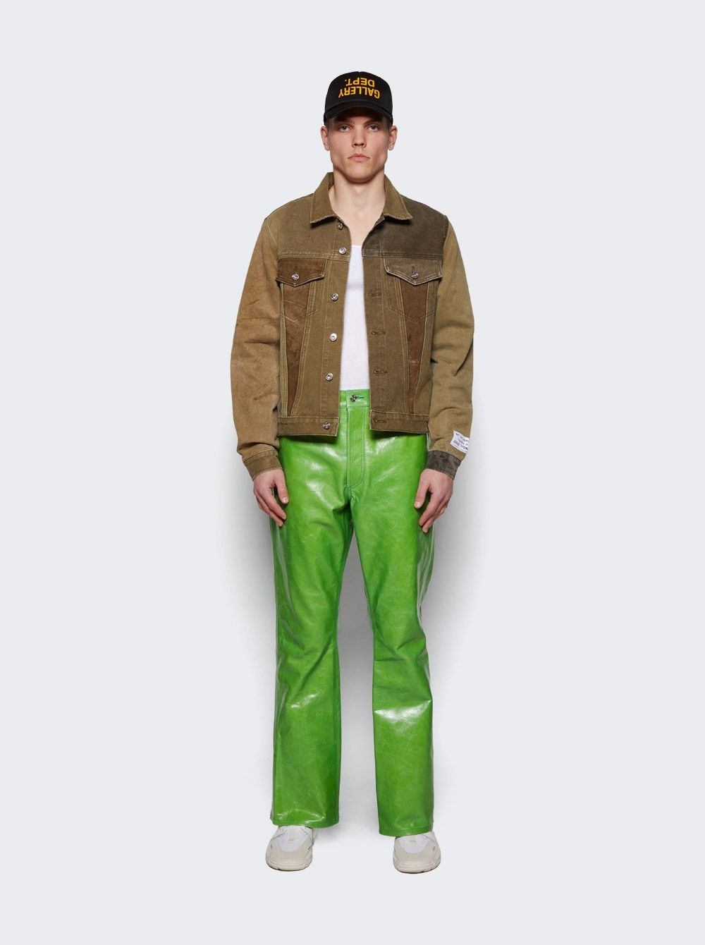 Gallery Dept. o1mle0226 Logan Flare Jeans in Apple Green Size US 30 / EU 46 - 2 Thumbnail